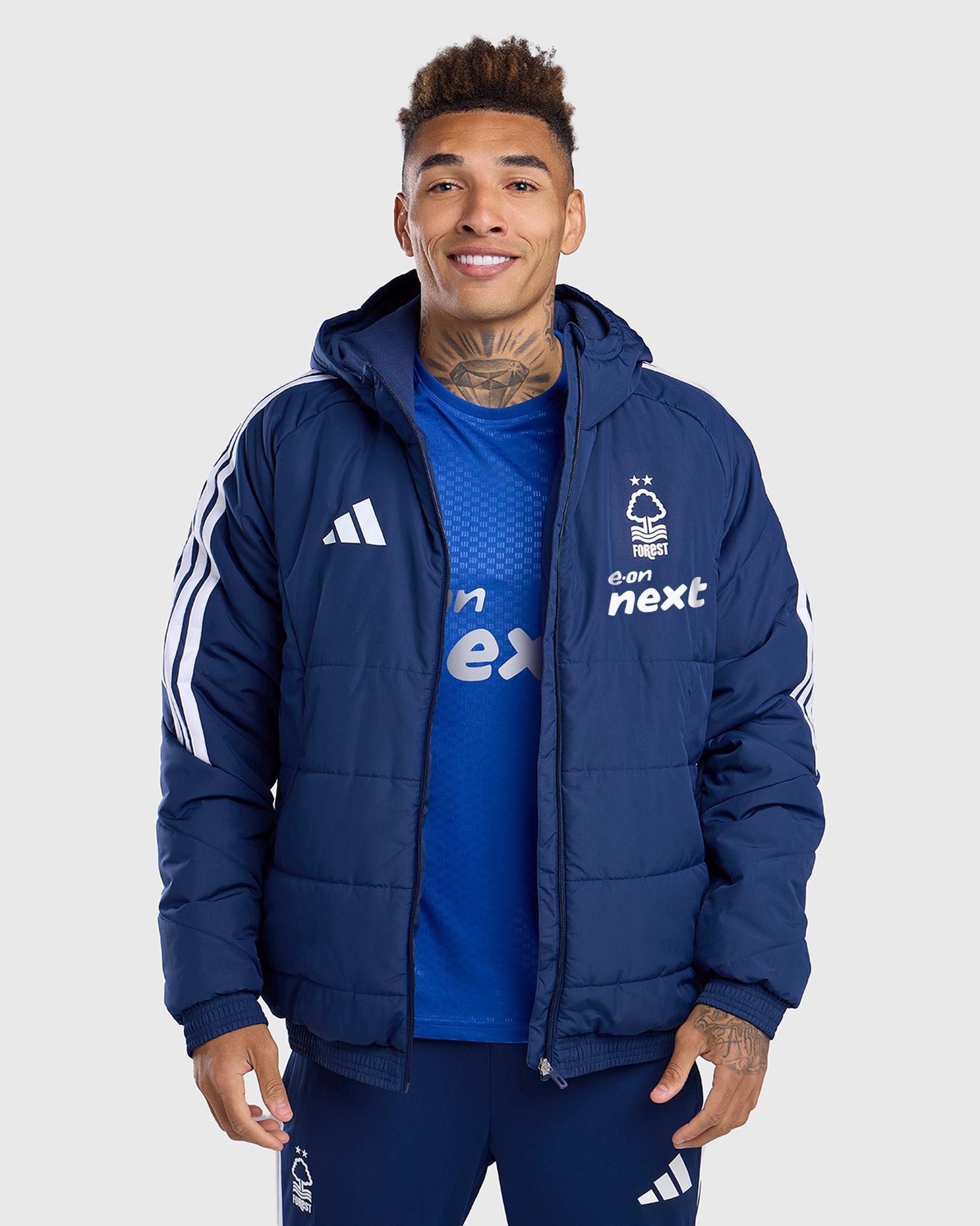 NFFC 26/27 Navy Training Winter Jacket - Nottingham Forest FC