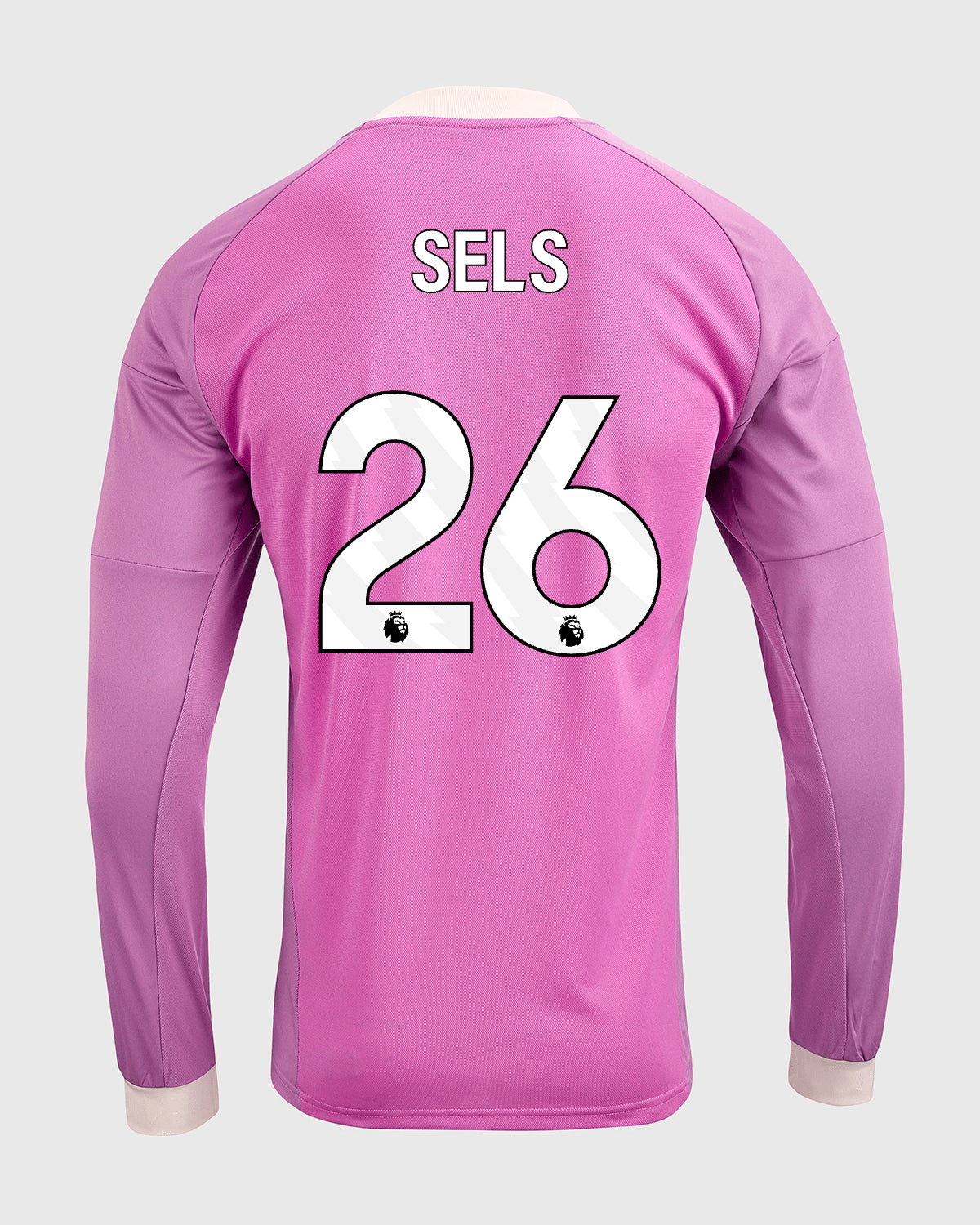 NFFC 26/27 Pink Long Sleeve Goalkeeper Shirt with Sels 26 Premier League Printing - Nottingham Forest FC