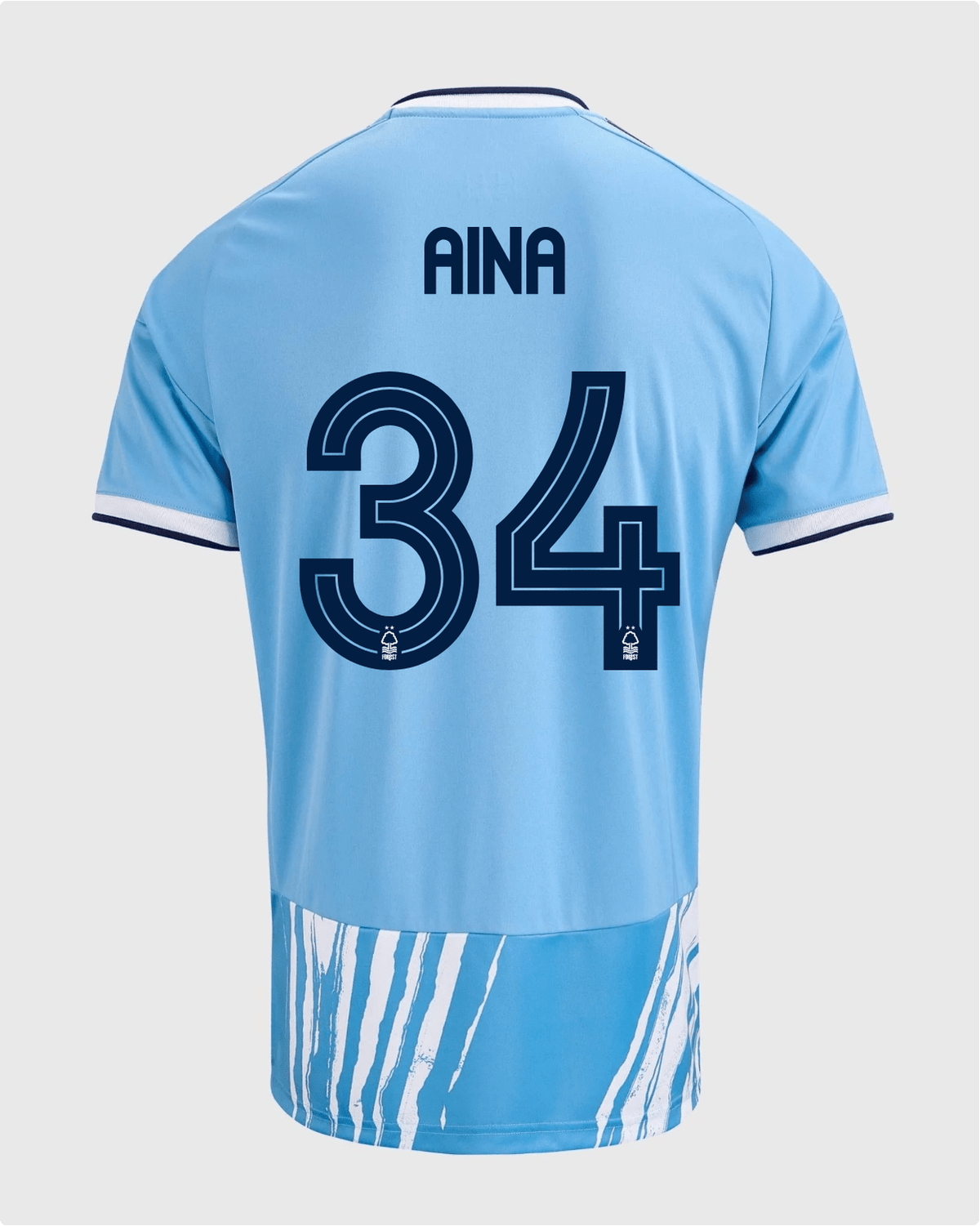 NFFC 26/27 Third Shirt with Aina 34 NFFC Printing - Nottingham Forest FC