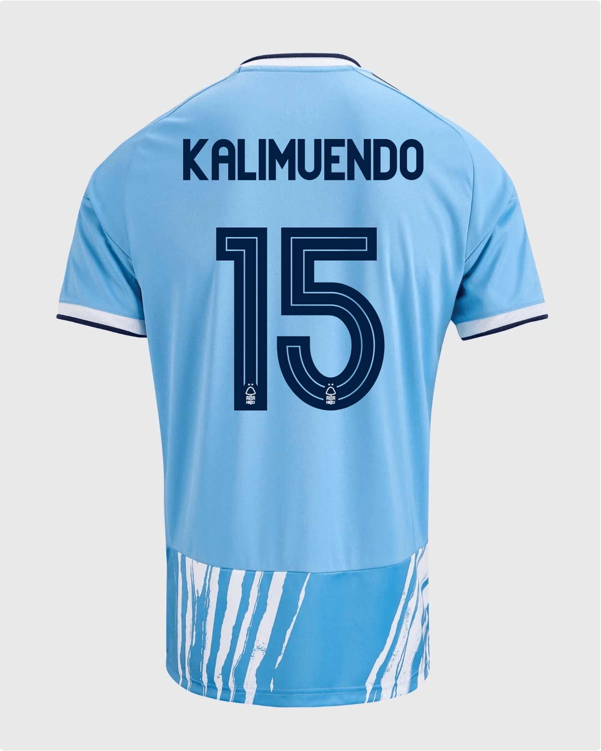 NFFC 26/27 Third Shirt with Kalimuendo 15 NFFC Printing - Nottingham Forest FC