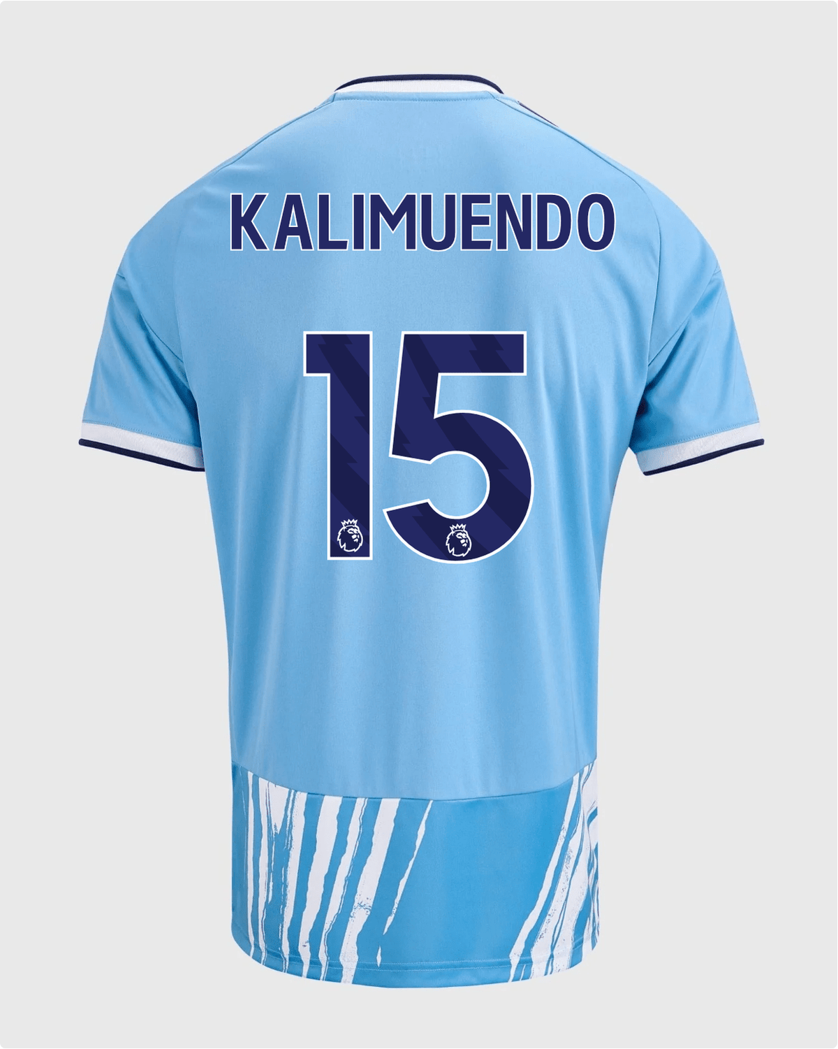 NFFC 26/27 Third Shirt with Kalimuendo 15 Premier League Printing - Nottingham Forest FC