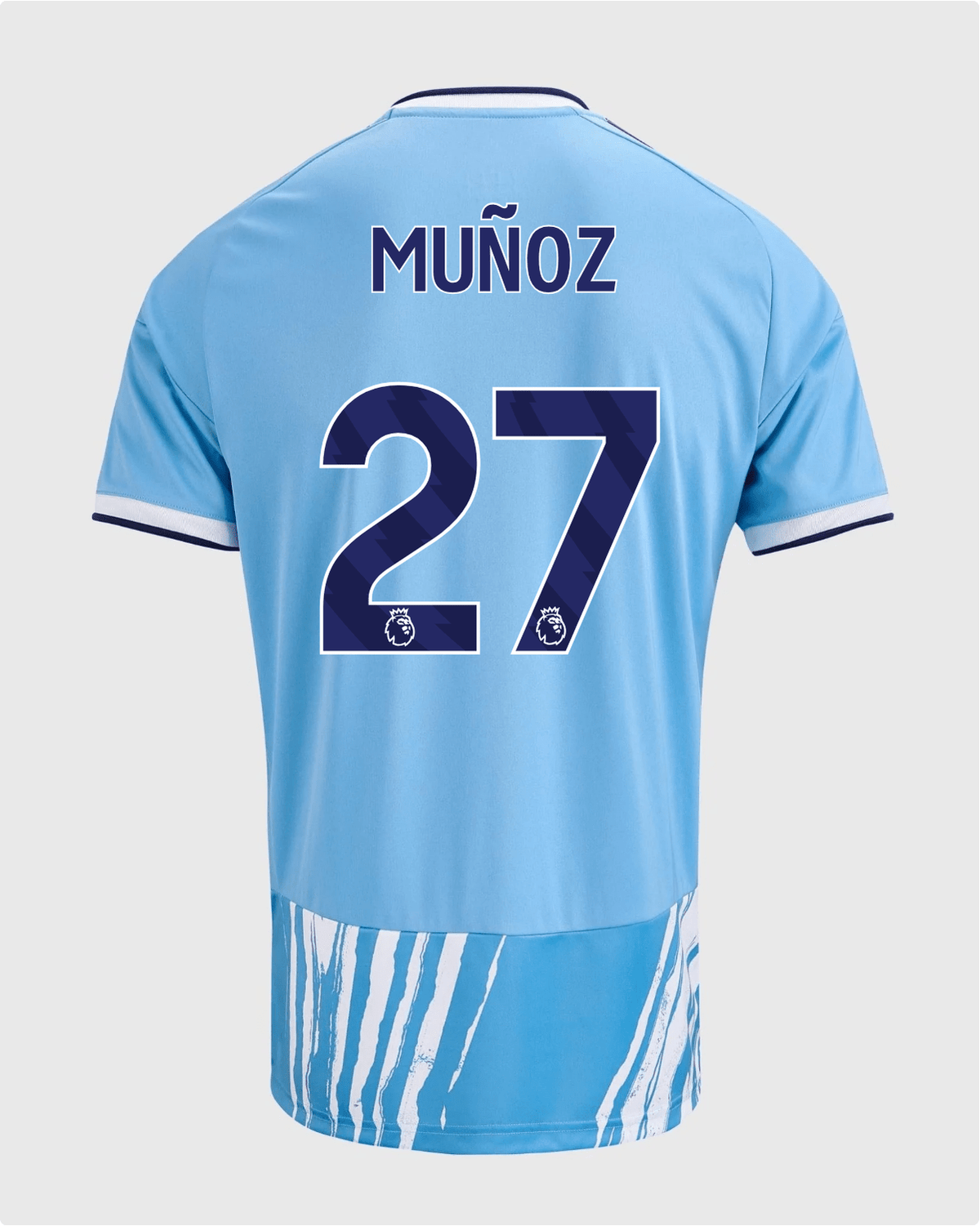 NFFC 26/27 Third Shirt with Muñoz 27 Premier League Printing - Nottingham Forest FC