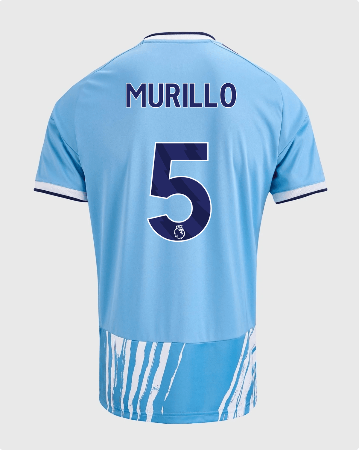 NFFC 26/27 Third Shirt with Murillo 5 Premier League Printing - Nottingham Forest FC