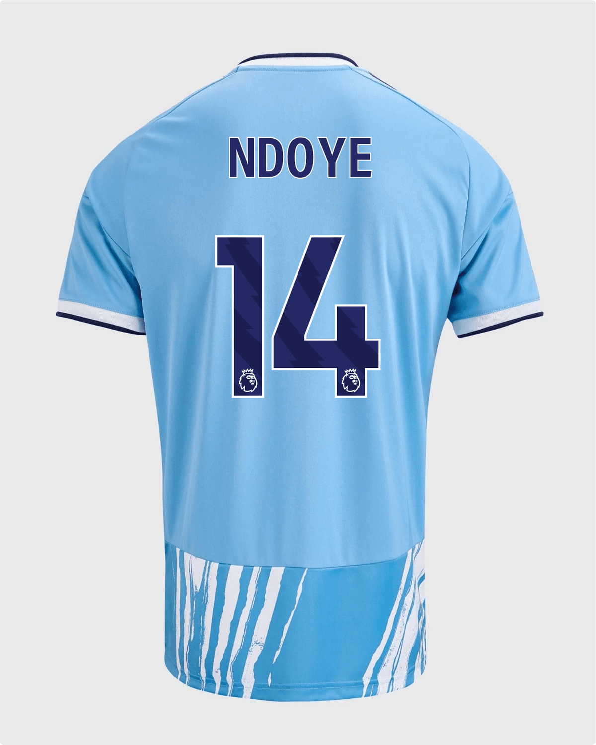 NFFC 26/27 Third Shirt with Ndoye 14 Premier League Printing - Nottingham Forest FC