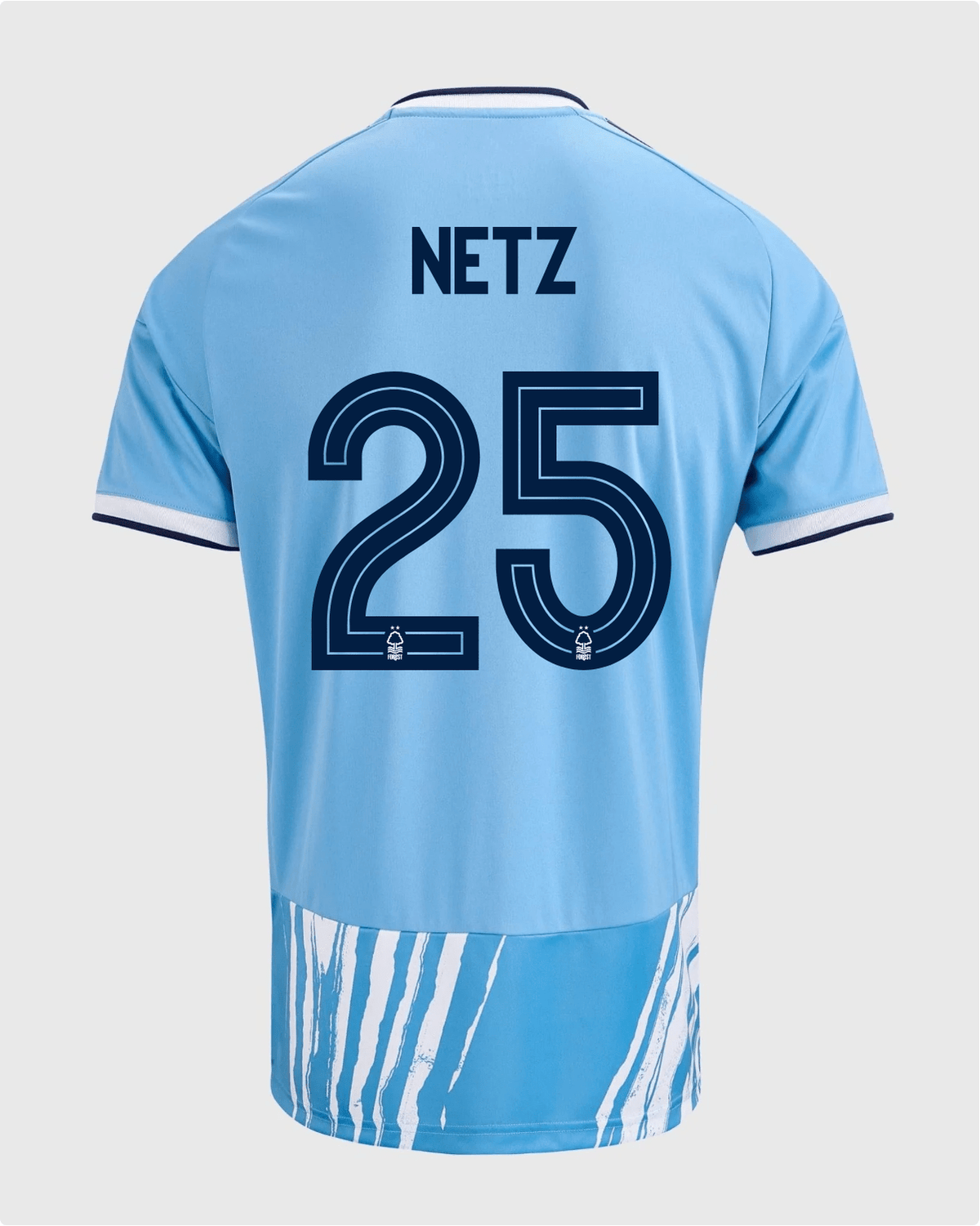 NFFC 26/27 Third Shirt with Netz 25 NFFC Printing - Nottingham Forest FC