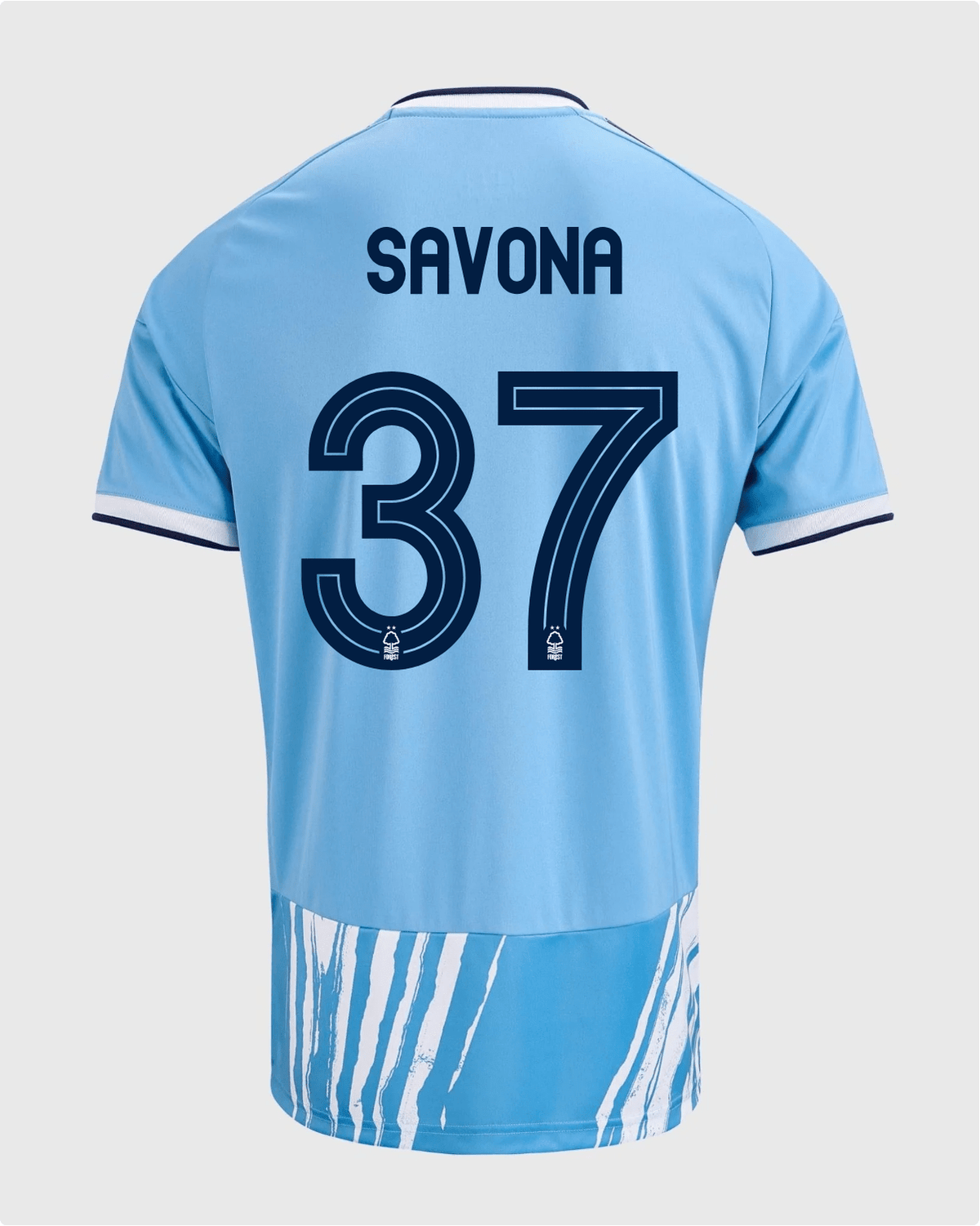 NFFC 26/27 Third Shirt with Savona 37 NFFC Printing - Nottingham Forest FC