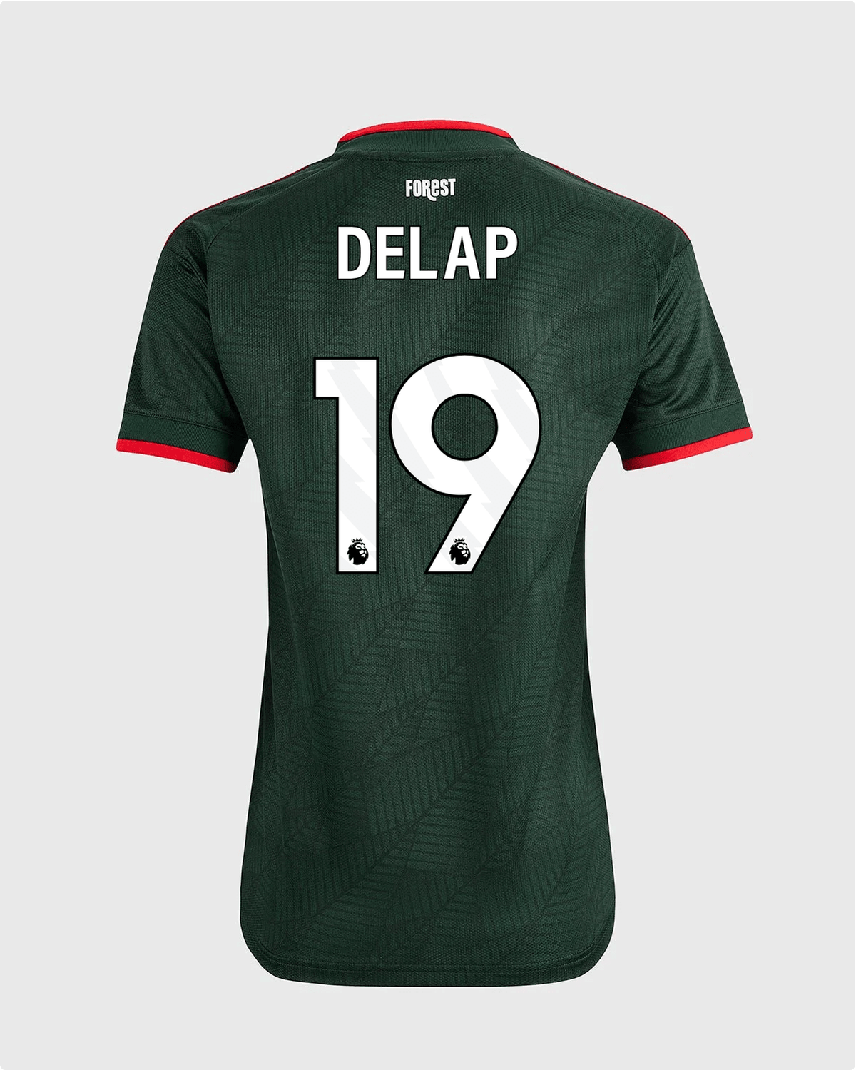 NFFC 26/27 Women's Away Shirt with Delap 19 Premier League Printing - Nottingham Forest FC