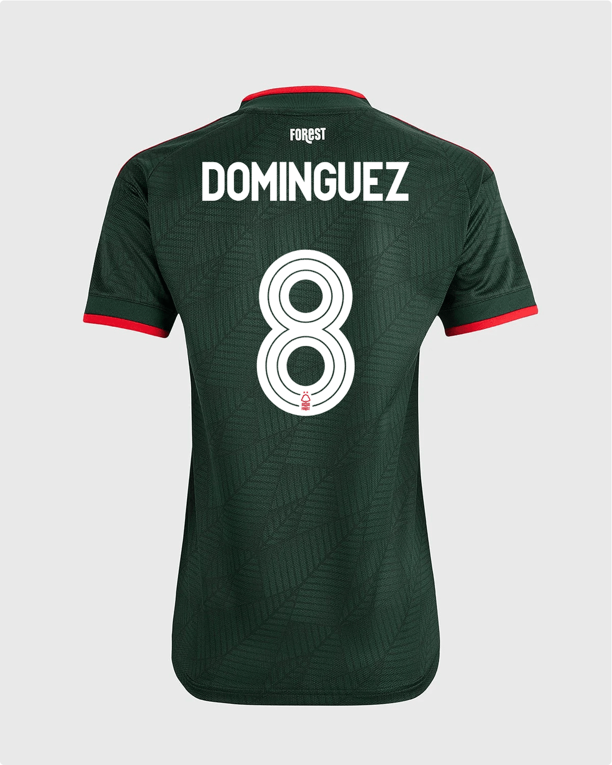 NFFC 26/27 Women's Away Shirt with Dominguez 8 NFFC Printing - Nottingham Forest FC