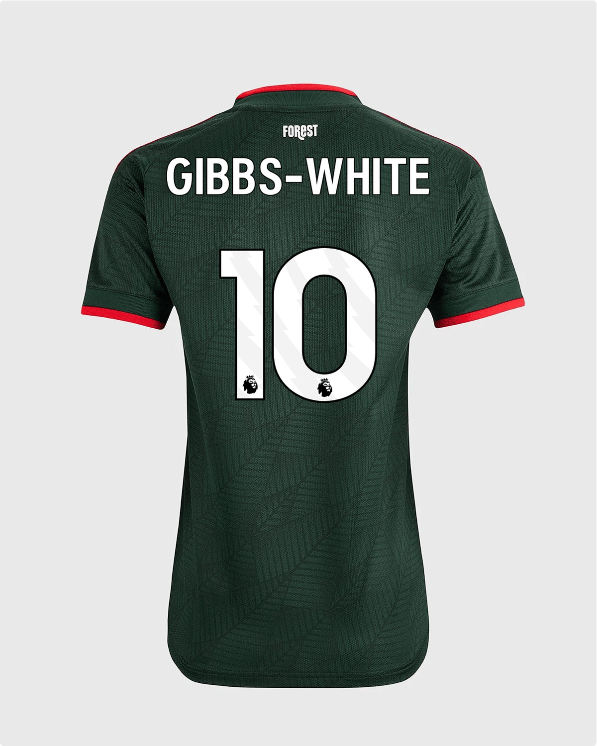 NFFC 26/27 Women's Away Shirt with Gibbs-White 10 Premier League Printing - Nottingham Forest FC