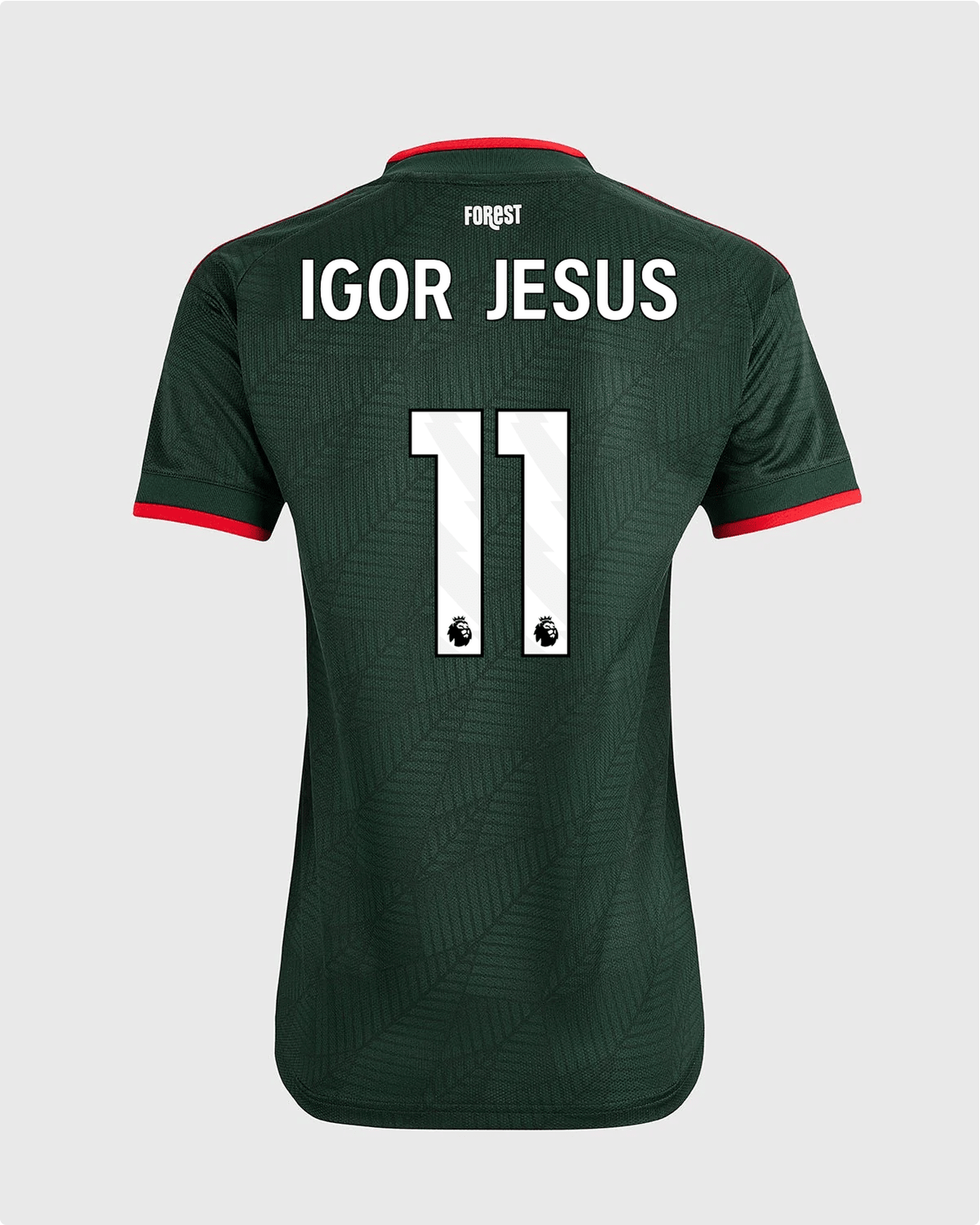 NFFC 26/27 Women's Away Shirt with Igor Jesus 11 Premier League Printing - Nottingham Forest FC