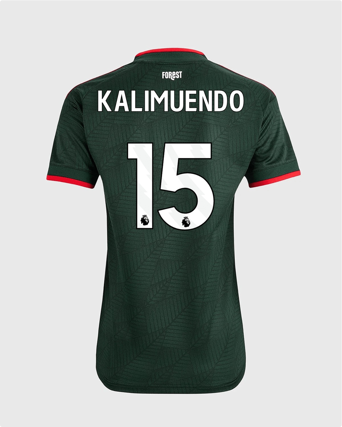 NFFC 26/27 Women's Away Shirt with Kalimuendo 15 Premier League Printing - Nottingham Forest FC