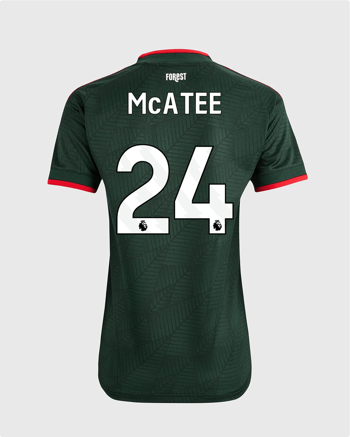 NFFC 26/27 Women's Away Shirt with McAtee 24 Premier League Printing - Nottingham Forest FC