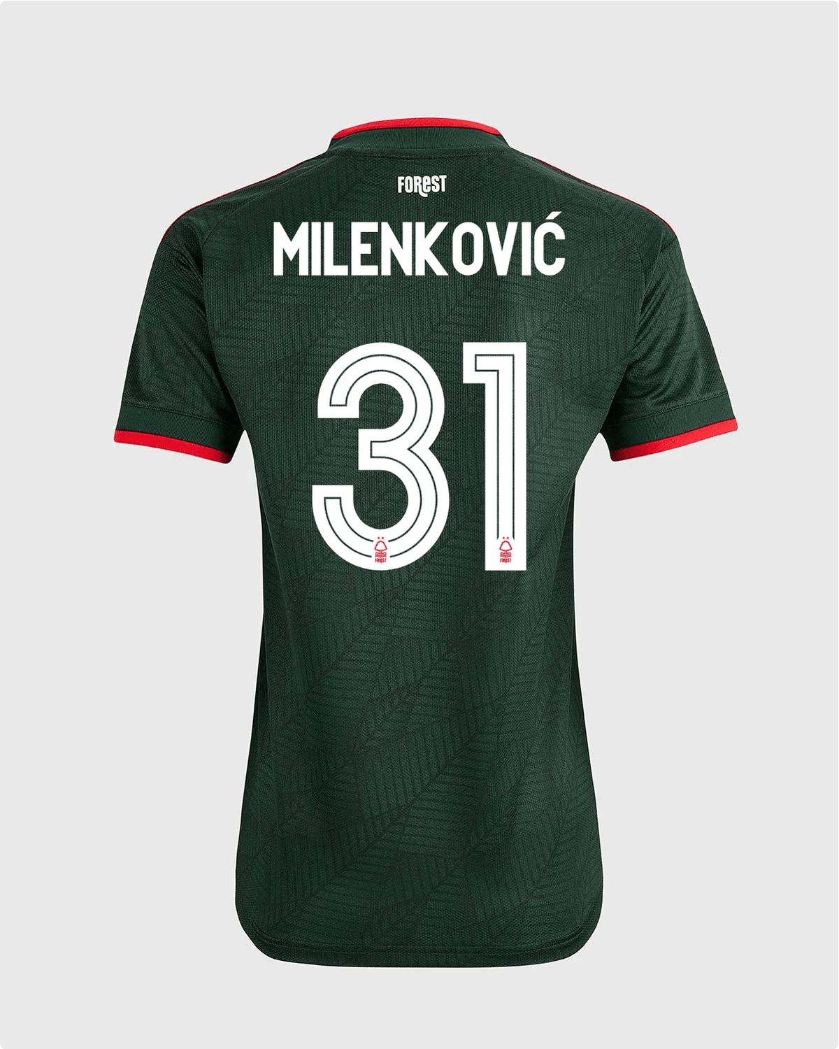 NFFC 26/27 Women's Away Shirt with Milenković 31 NFFC Printing - Nottingham Forest FC