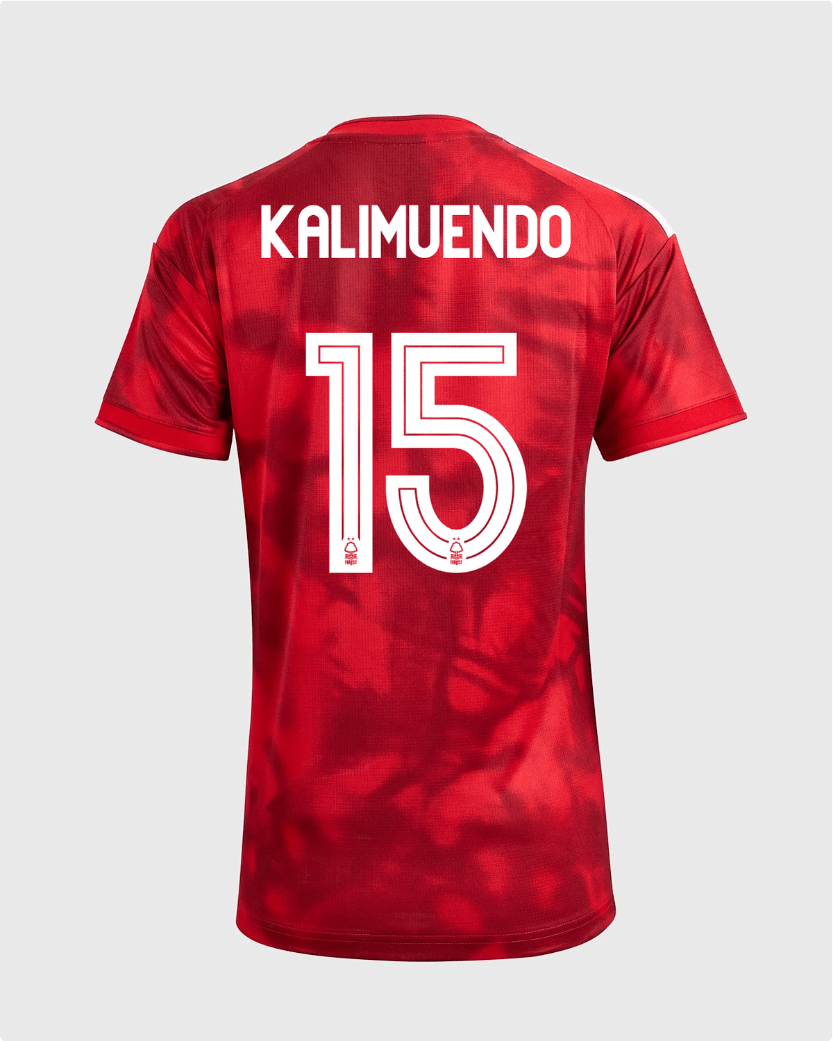 NFFC 26/27 Women's Home Shirt with Kalimuendo 15 NFFC Printing - Nottingham Forest FC