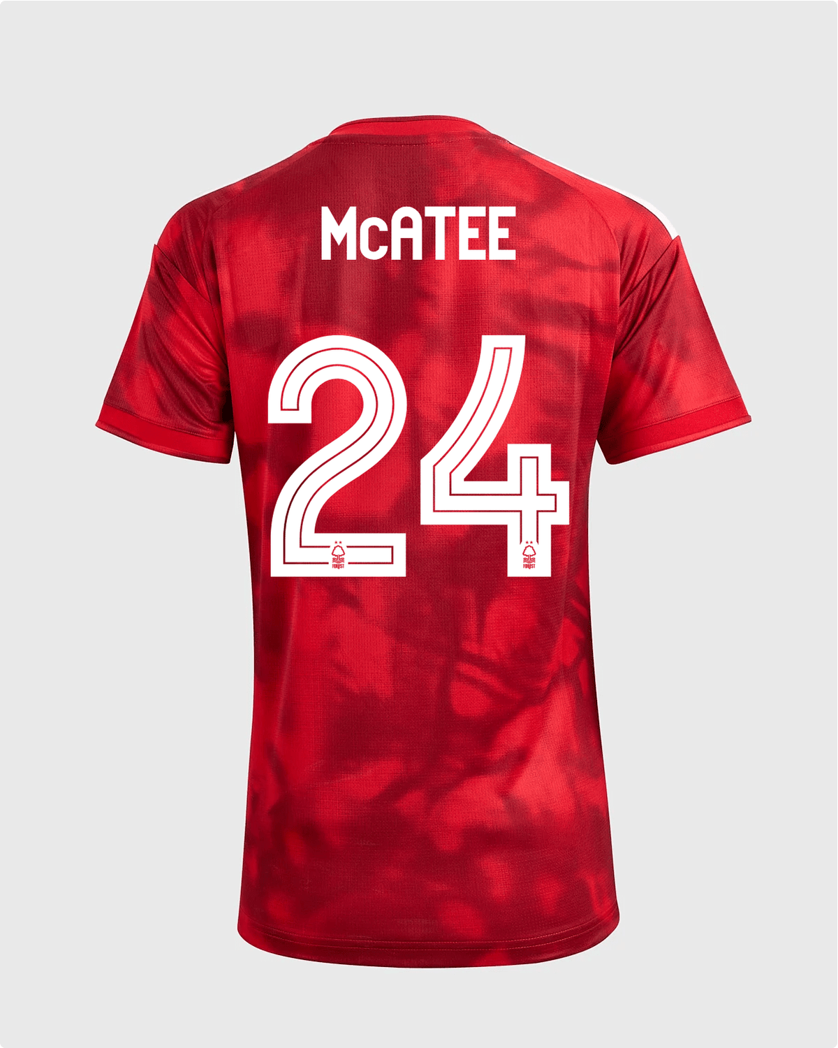 NFFC 26/27 Women's Home Shirt with McAtee 24 NFFC Printing - Nottingham Forest FC