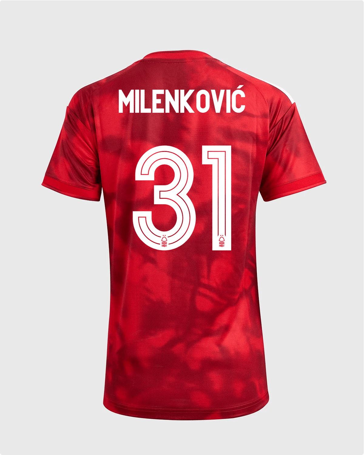 NFFC 26/27 Women's Home Shirt with Milenković 31 NFFC Printing - Nottingham Forest FC