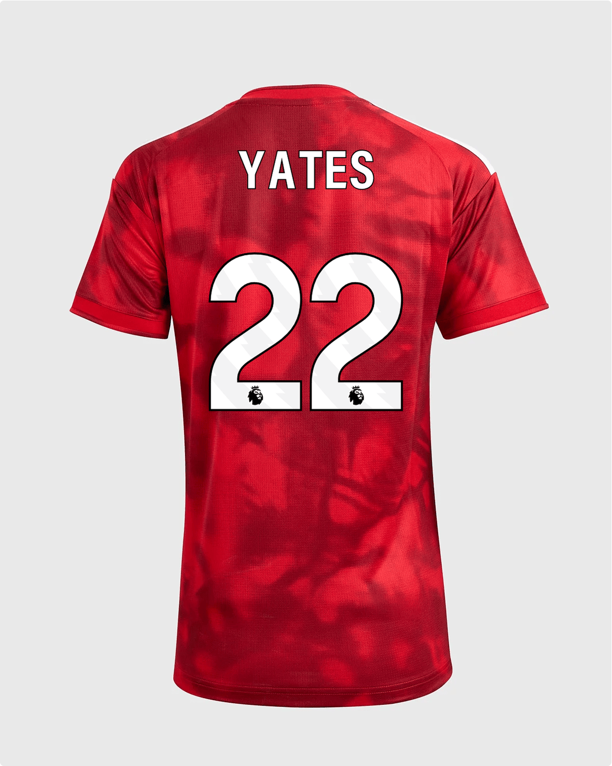 NFFC 26/27 Women's Home Shirt with Yates 22 Premier League Printing - Nottingham Forest FC