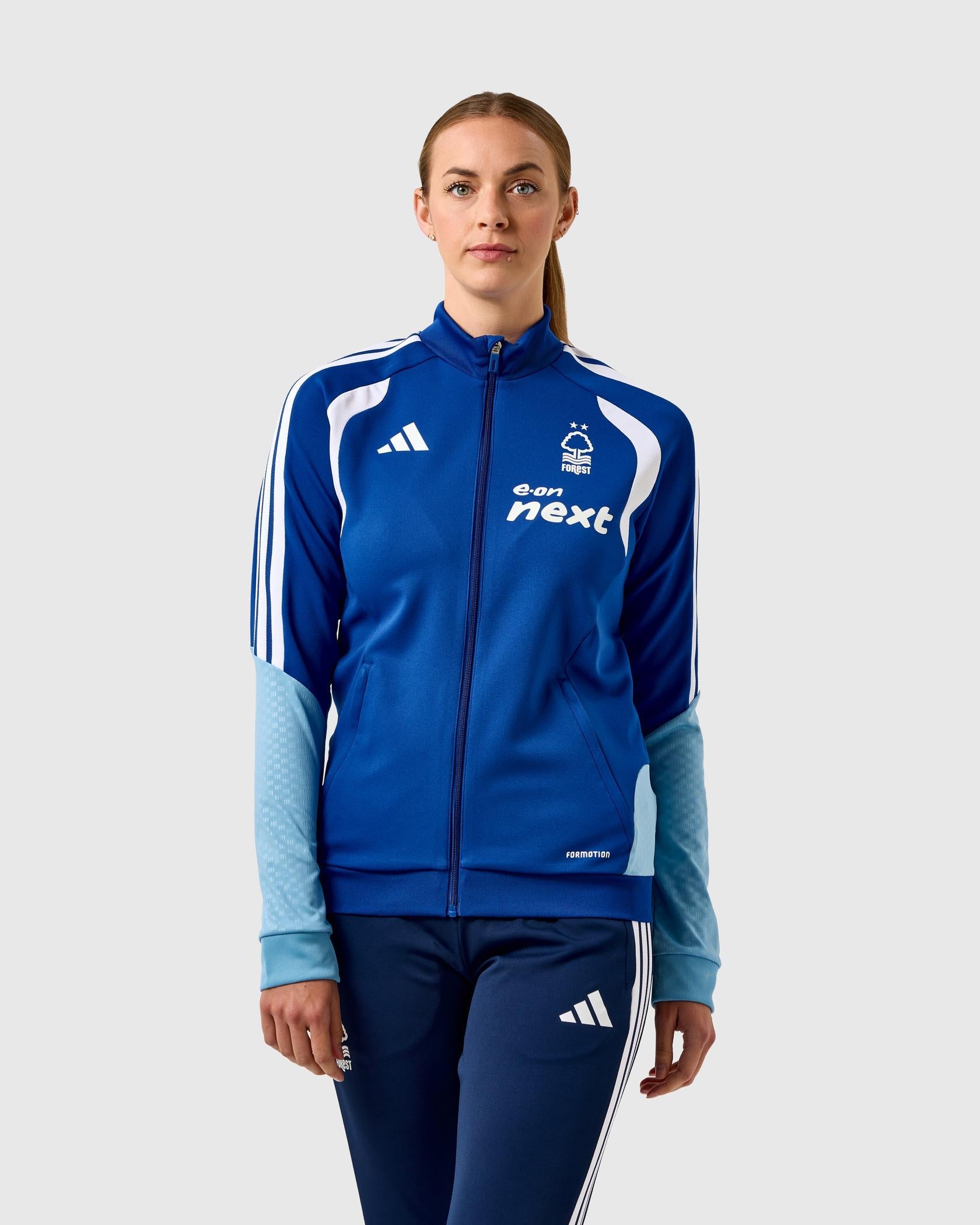 NFFC 26/27 Women's Royal Blue Training Full Zip Track Jacket - Nottingham Forest FC
