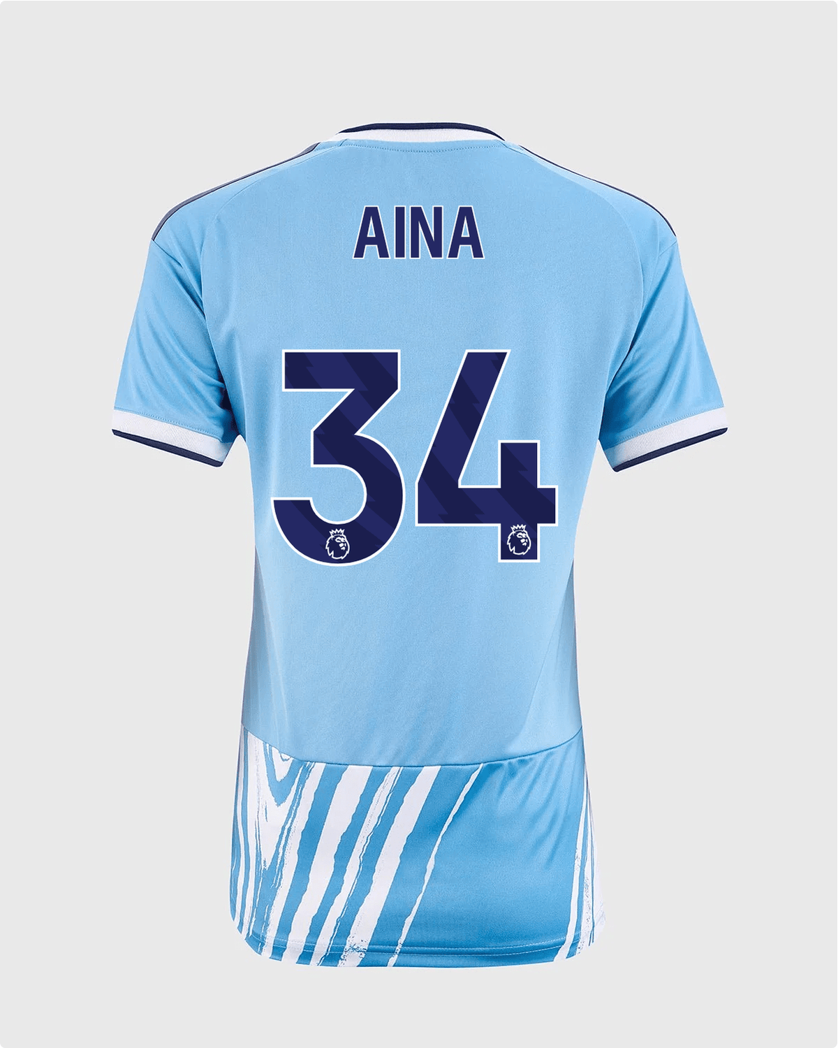 NFFC 26/27 Women's Third Shirt with Aina 34 Premier League Printing - Nottingham Forest FC