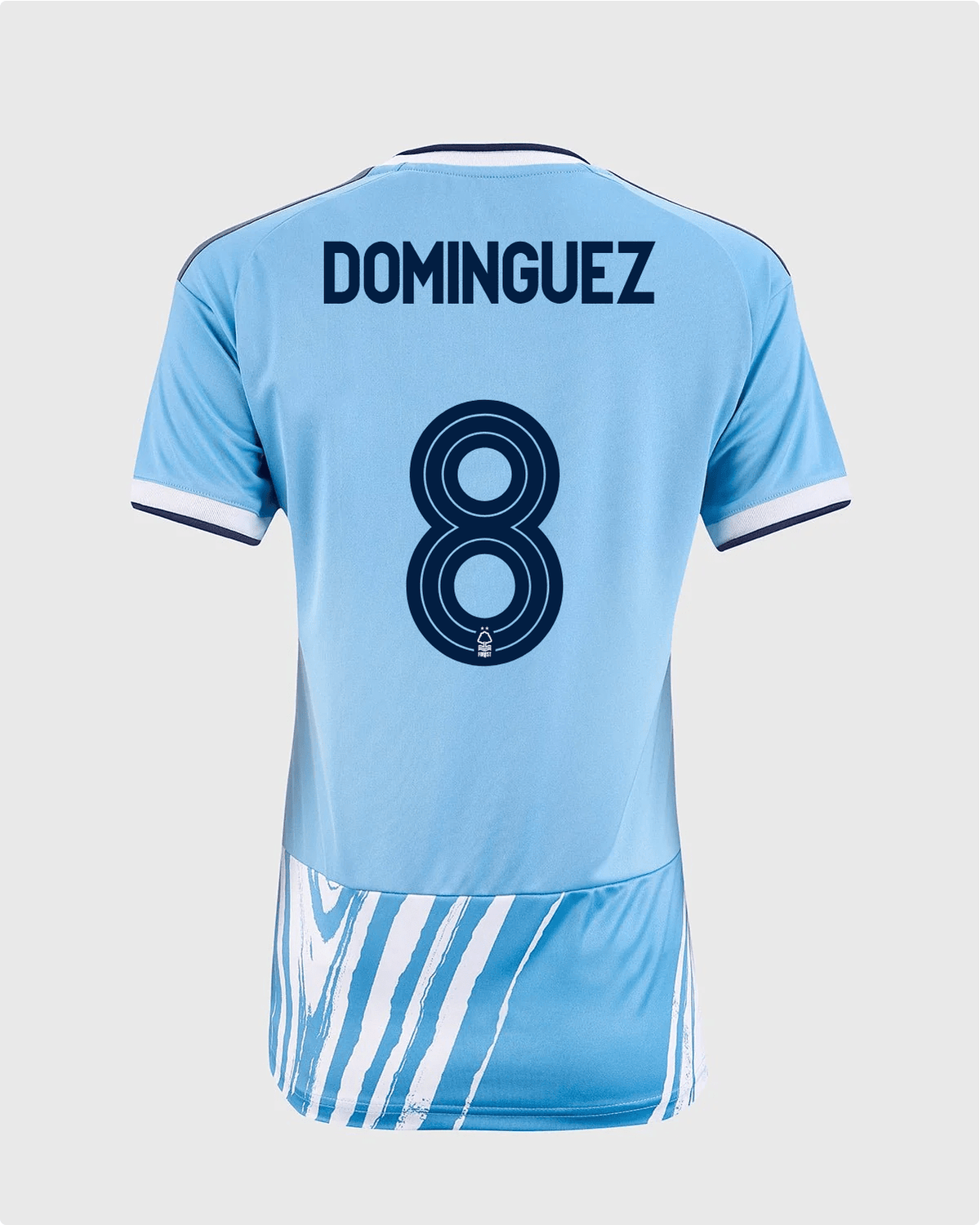 NFFC 26/27 Women's Third Shirt with Dominguez 8 NFFC Printing - Nottingham Forest FC