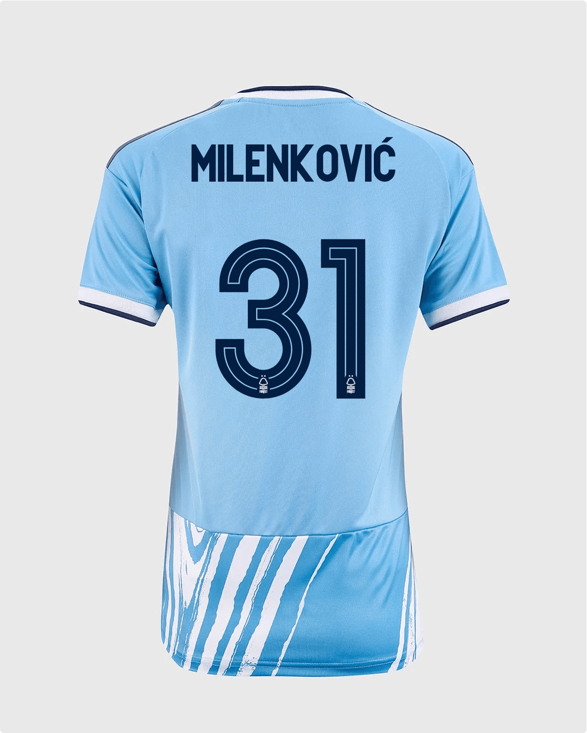 NFFC 26/27 Women's Third Shirt with Milenković 31 NFFC Printing - Nottingham Forest FC