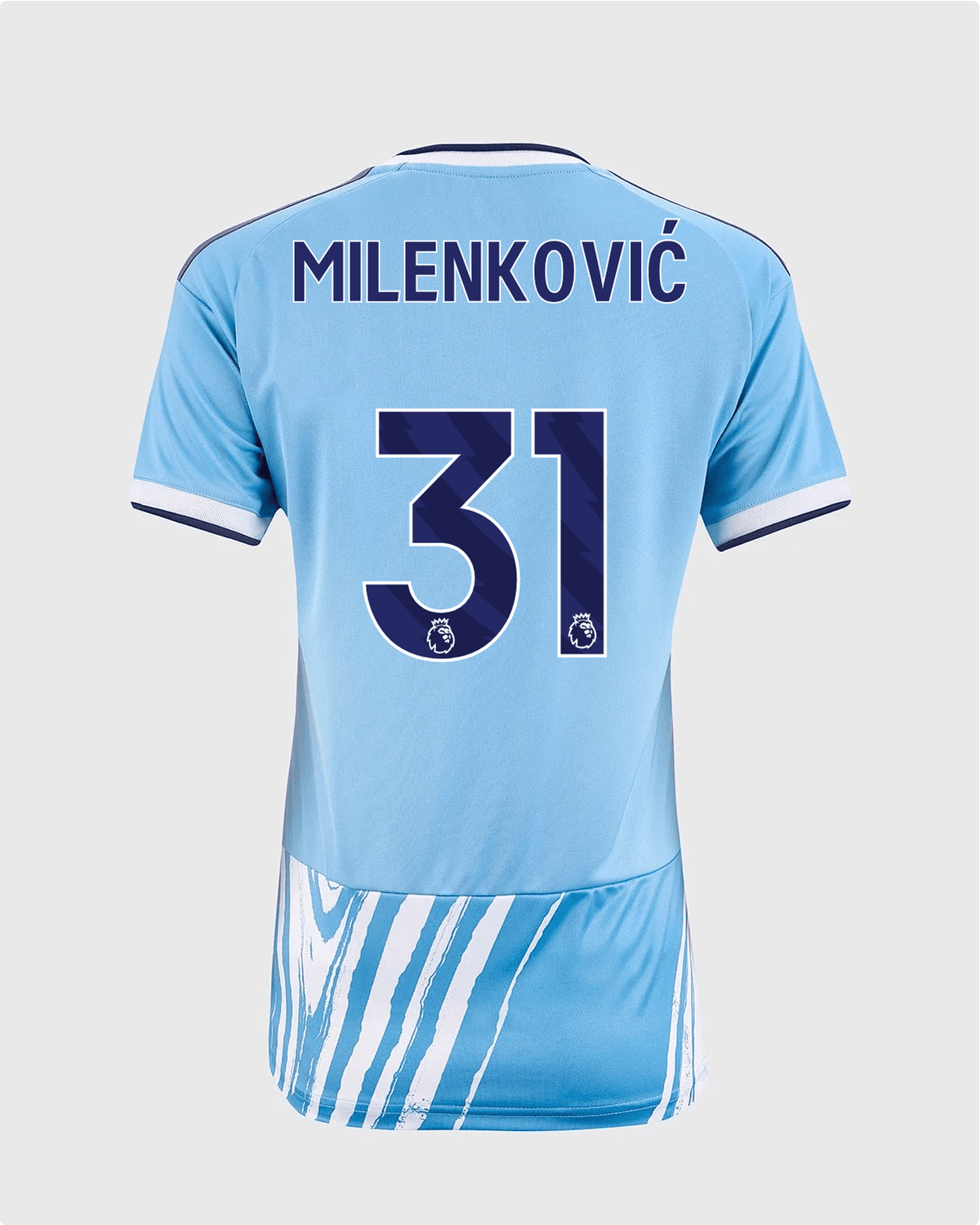 NFFC 26/27 Women's Third Shirt with Milenković 31 Premier League Printing - Nottingham Forest FC