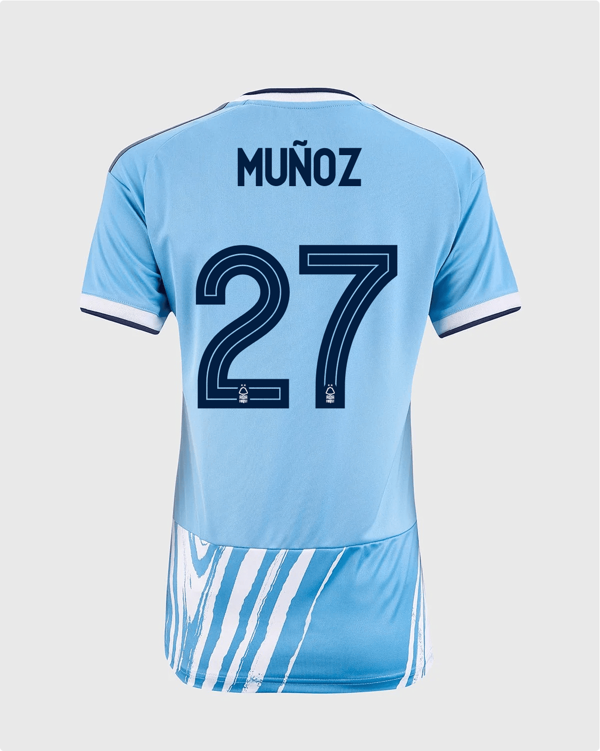 NFFC 26/27 Women's Third Shirt with Muñoz 27 NFFC Printing - Nottingham Forest FC