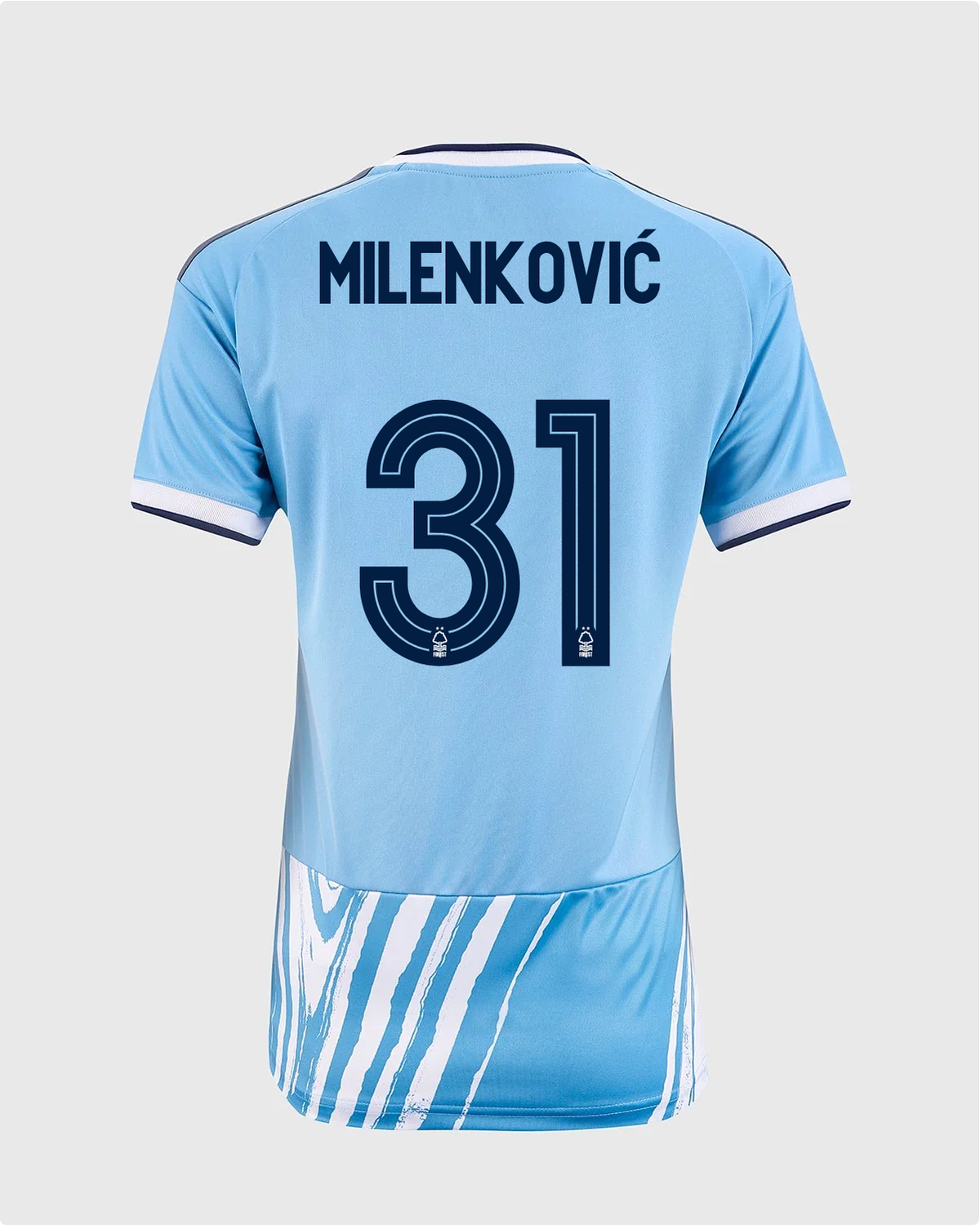 NFFC 26/27 Women's Third Shirt with Milenković 31 NFFC Printing