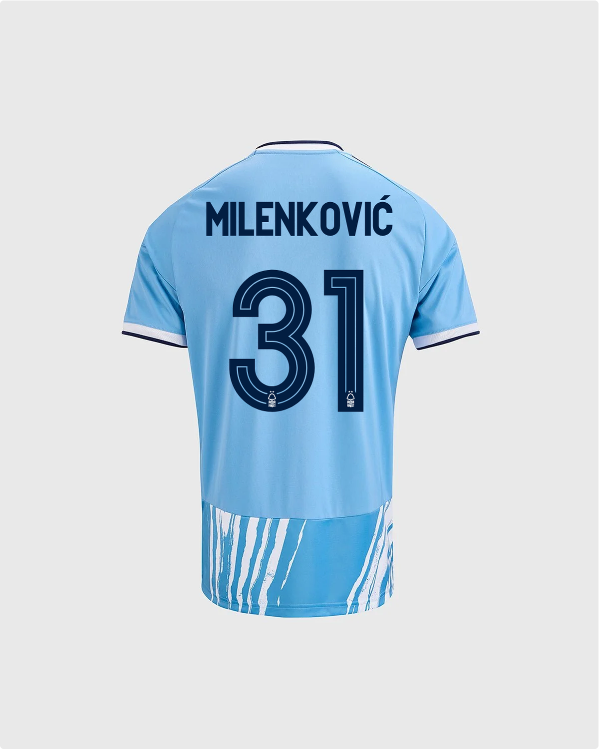 NFFC 26/27 Junior Third Shirt with Milenković 31 NFFC Printing