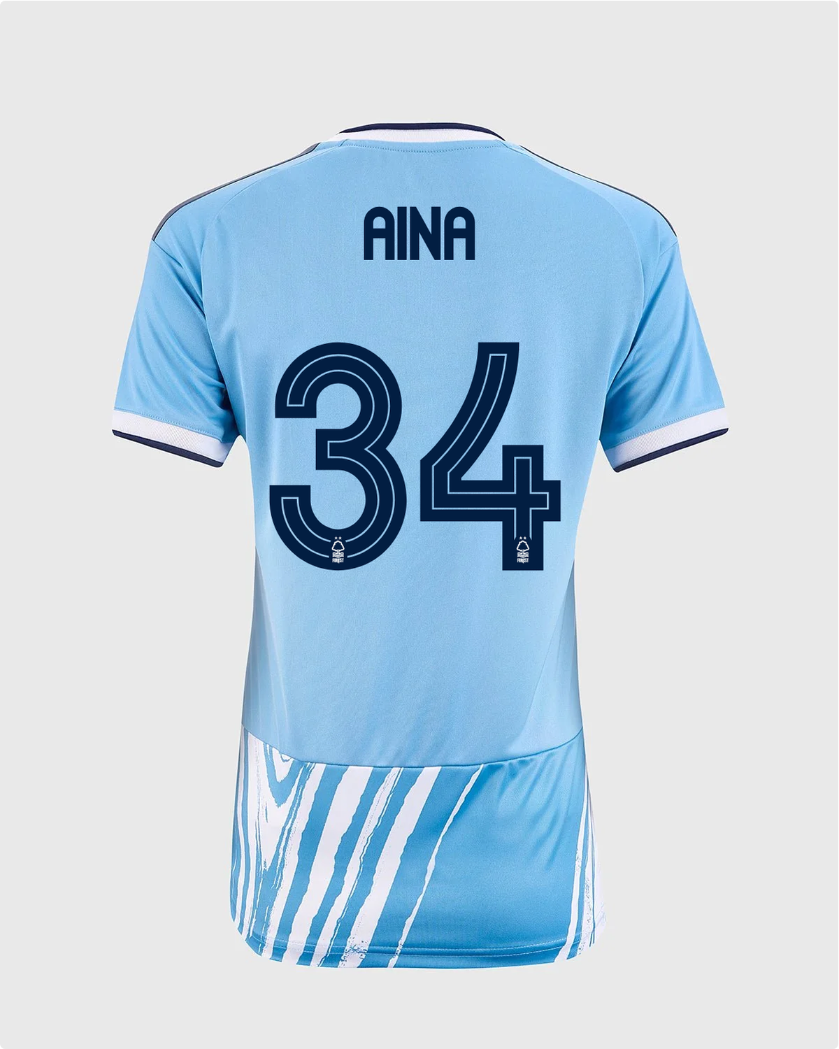 NFFC 26/27 Women's Third Shirt with Aina 34 NFFC Printing