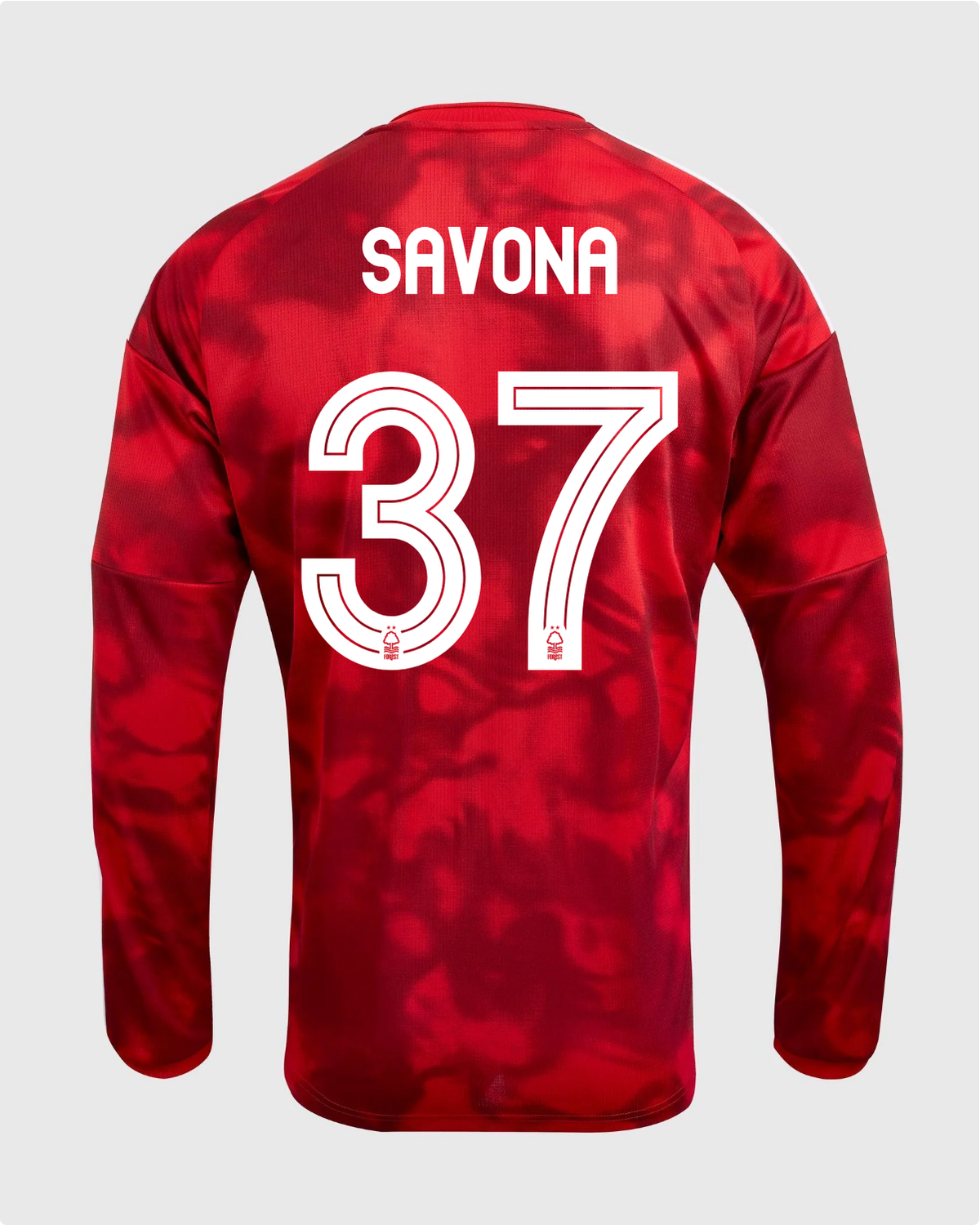 NFFC 26/27 Long Sleeve Home Shirt with Savona 37 NFFC Printing