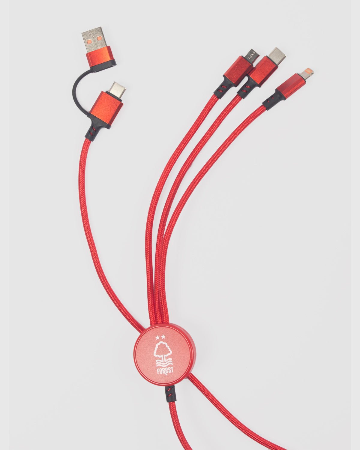 NFFC 5 in 1 Charging Cable - Nottingham Forest FC