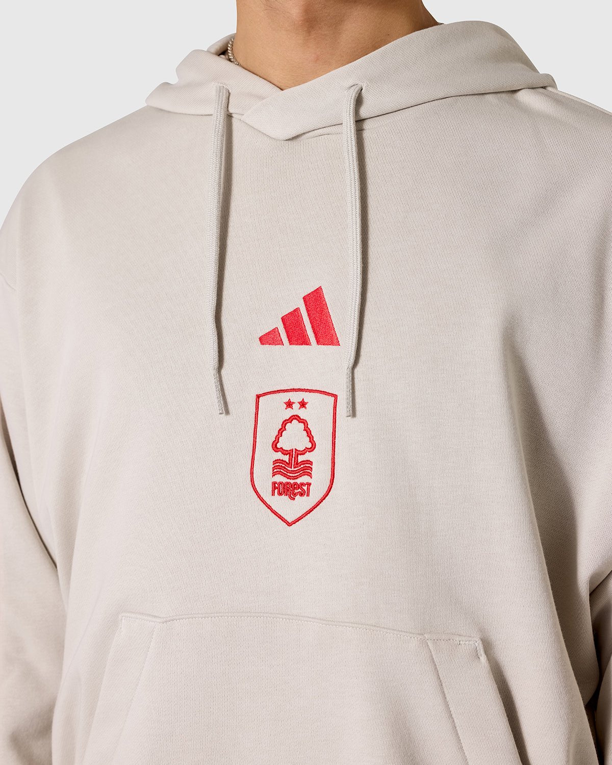 NFFC adidas Alumina 3-Stripe Hoodie - Nottingham Forest FC
