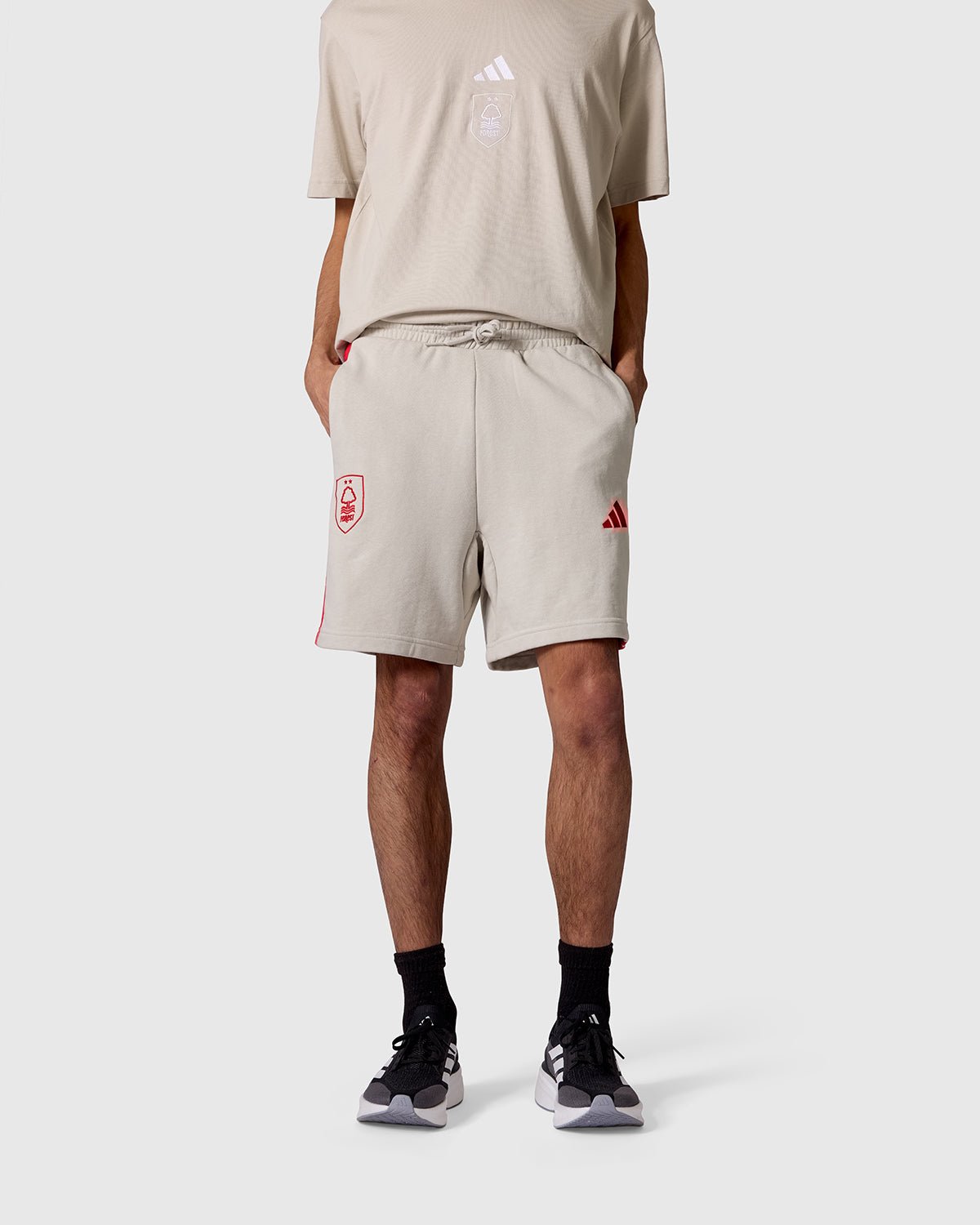 NFFC adidas Alumina 3-Stripe Shorts - Nottingham Forest FC