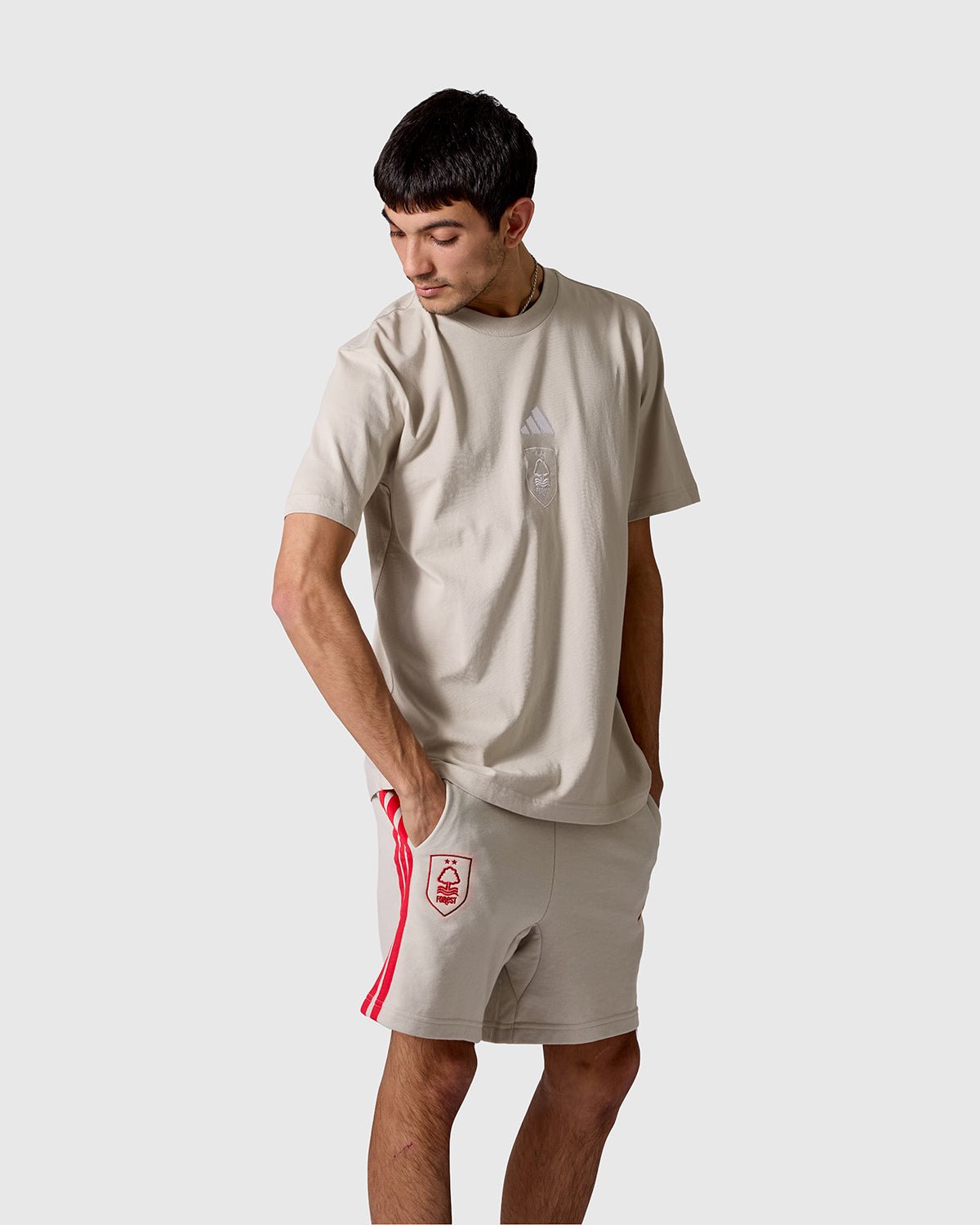 NFFC adidas Alumina Small Logo T-Shirt - Nottingham Forest FC