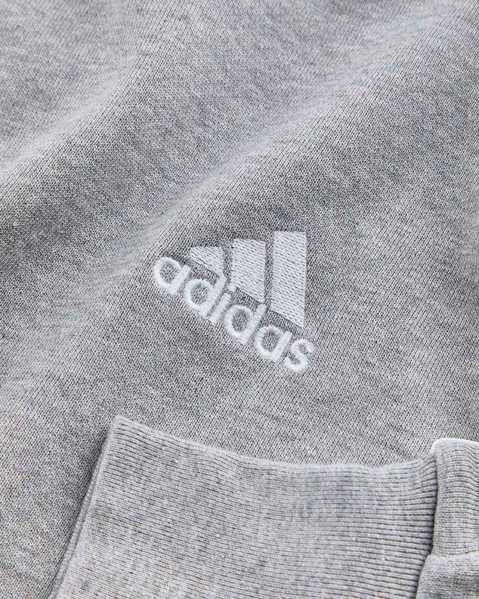 NFFC Adidas Essentials Grey 3 - Stripe Sweatshirt - Nottingham Forest FC