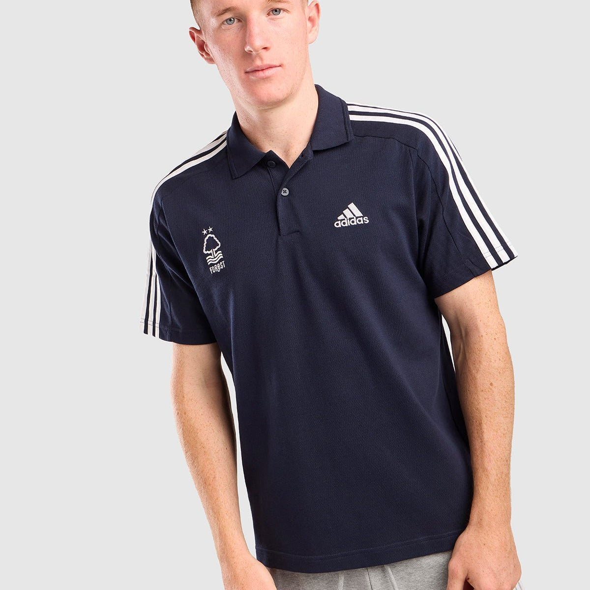 Adidas 3 stripe polo online