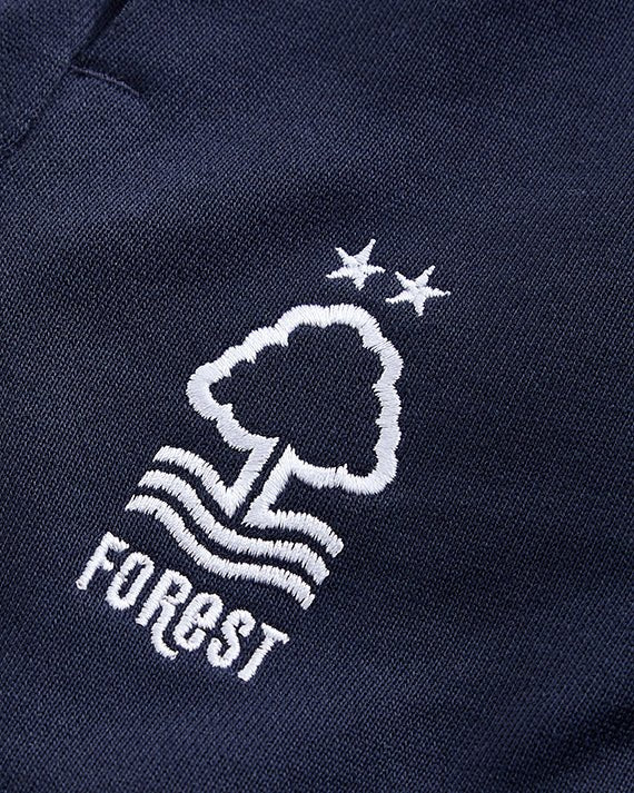 NFFC Adidas Essentials Navy 3 - Stripe Shorts - Nottingham Forest FC