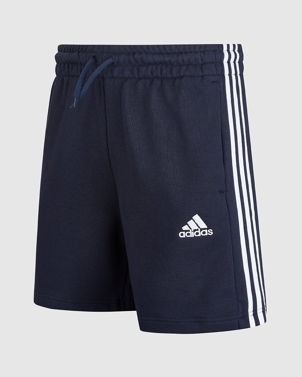 NFFC Adidas Essentials Navy 3 - Stripe Shorts - Nottingham Forest FC