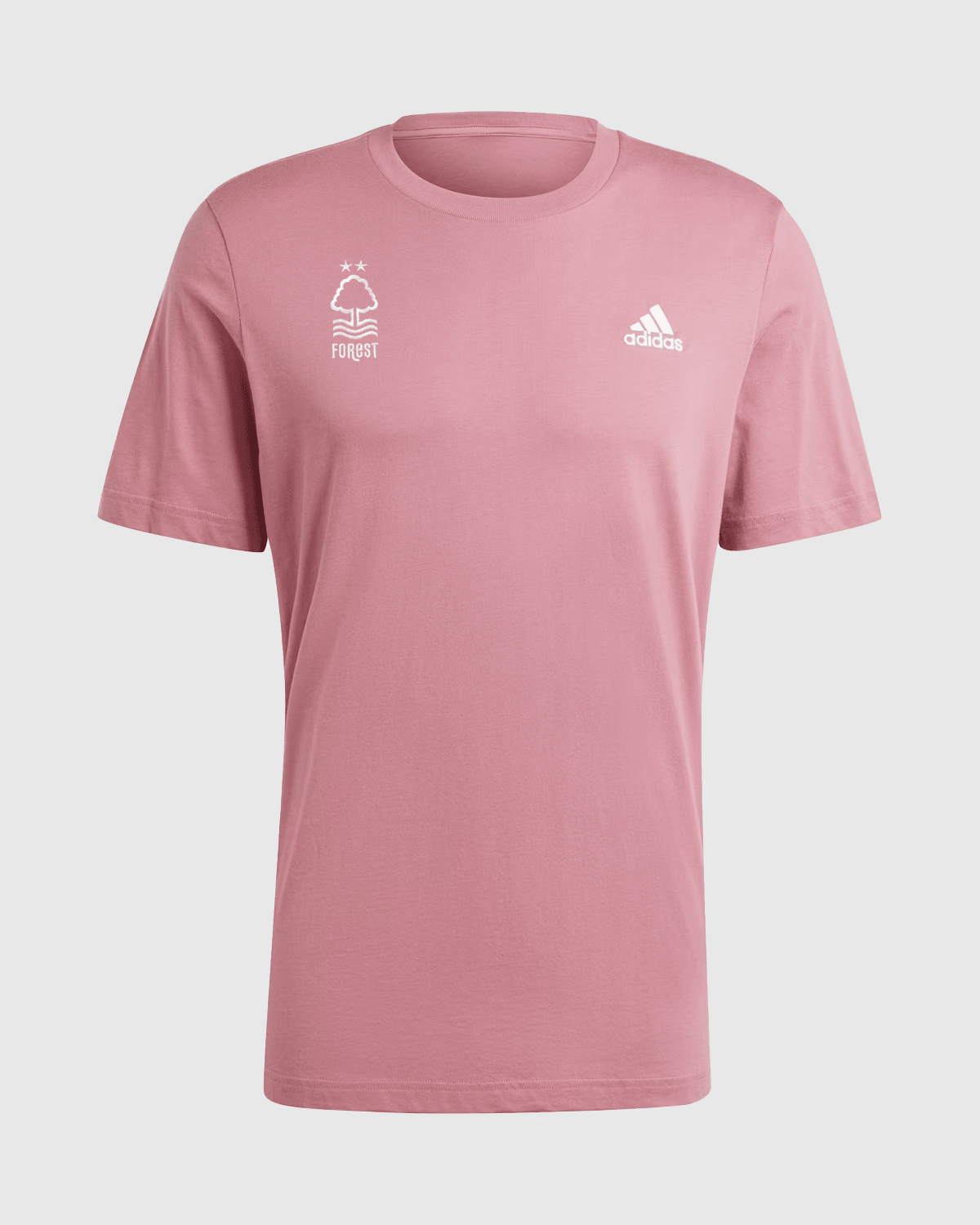 NFFC Adidas Essentials Preloved Crimson T-Shirt - Nottingham Forest FC