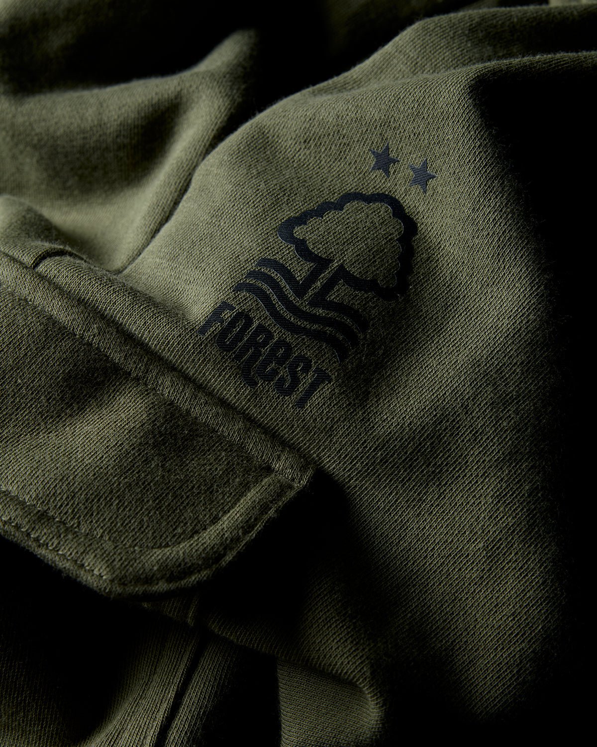 NFFC Adidas FeelCosy Olive Shorts - Nottingham Forest FC