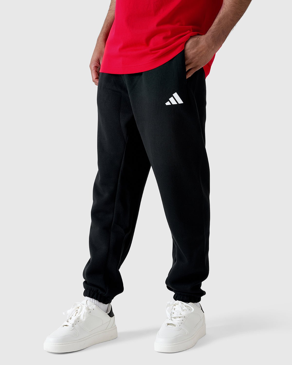 NFFC Adidas Future Icons Small Logo Black Pants - Nottingham Forest FC