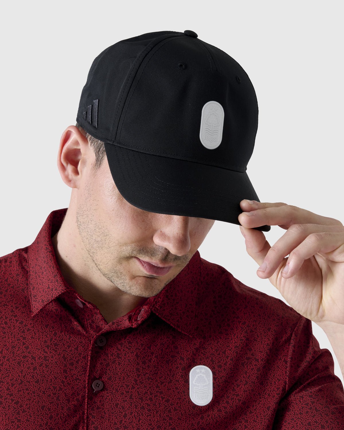 NFFC Adidas Golf Black Performance Cap - Nottingham Forest FC