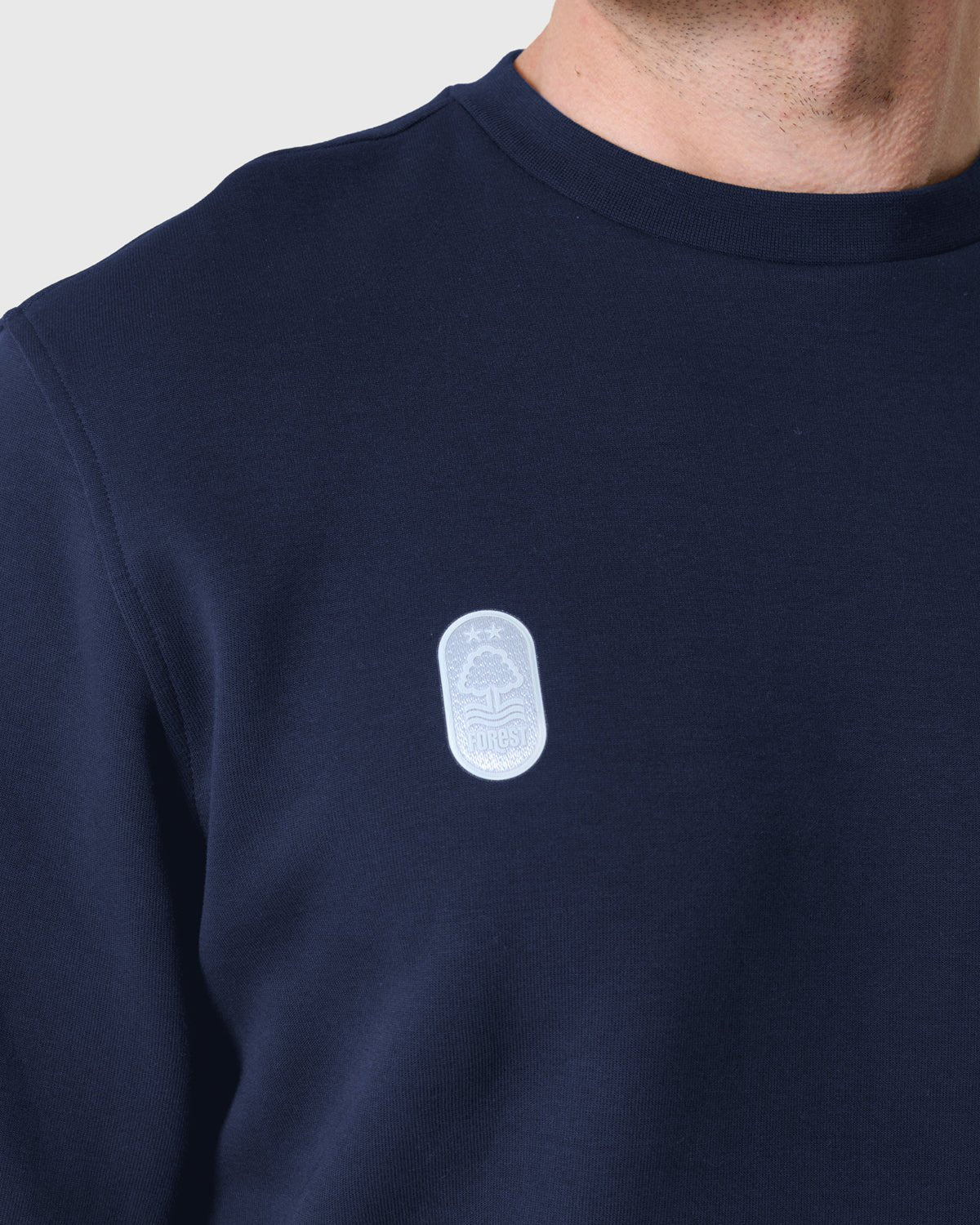 NFFC Adidas Golf Core Navy Crewneck Sweatshirt - Nottingham Forest FC