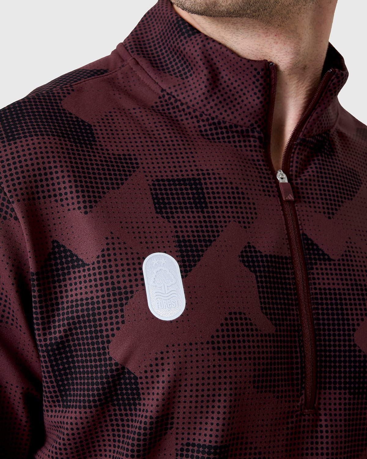 NFFC Adidas Golf Go - To Print 1/4 Zip Top - Nottingham Forest FC