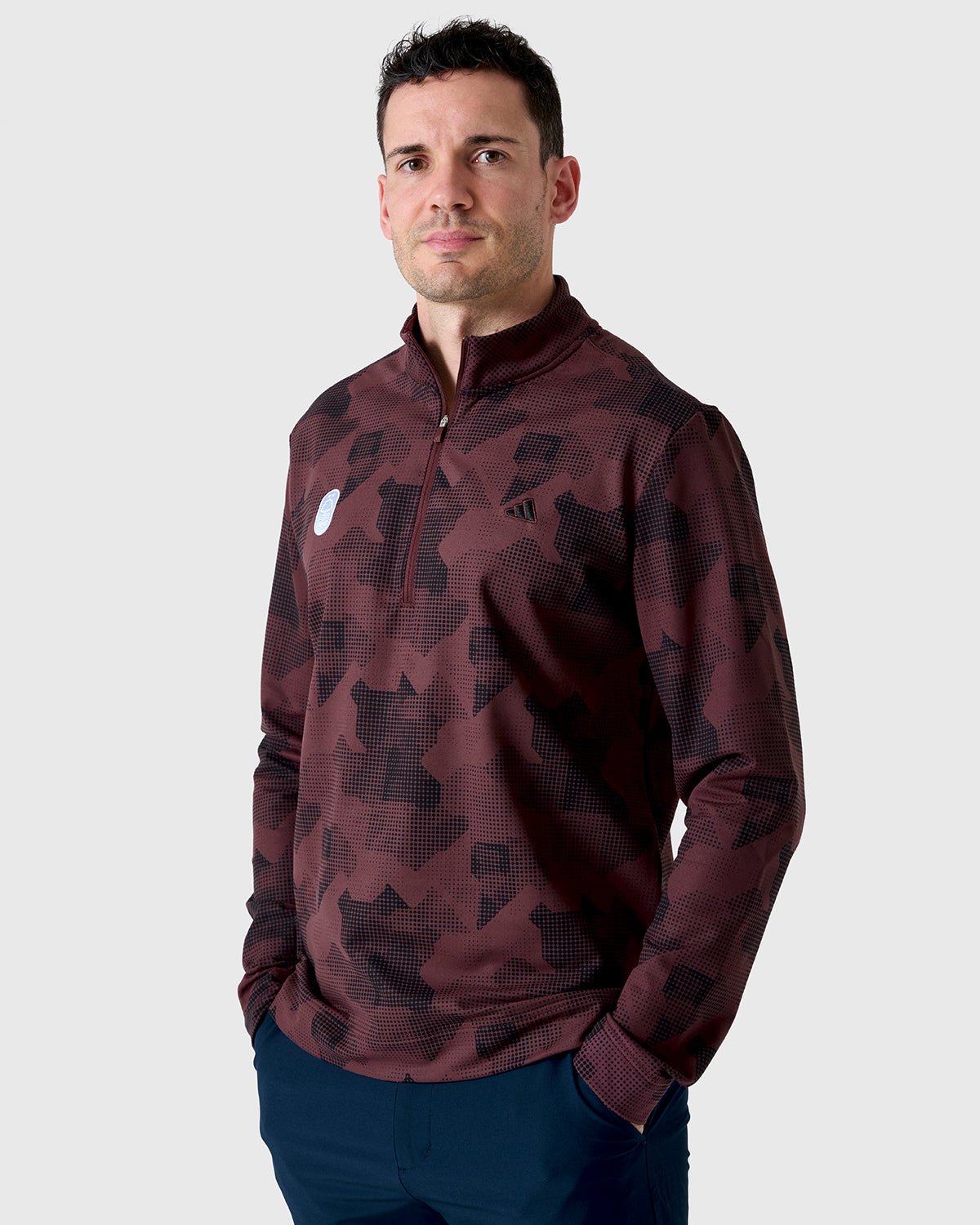 NFFC Adidas Golf Go - To Print 1/4 Zip Top - Nottingham Forest FC