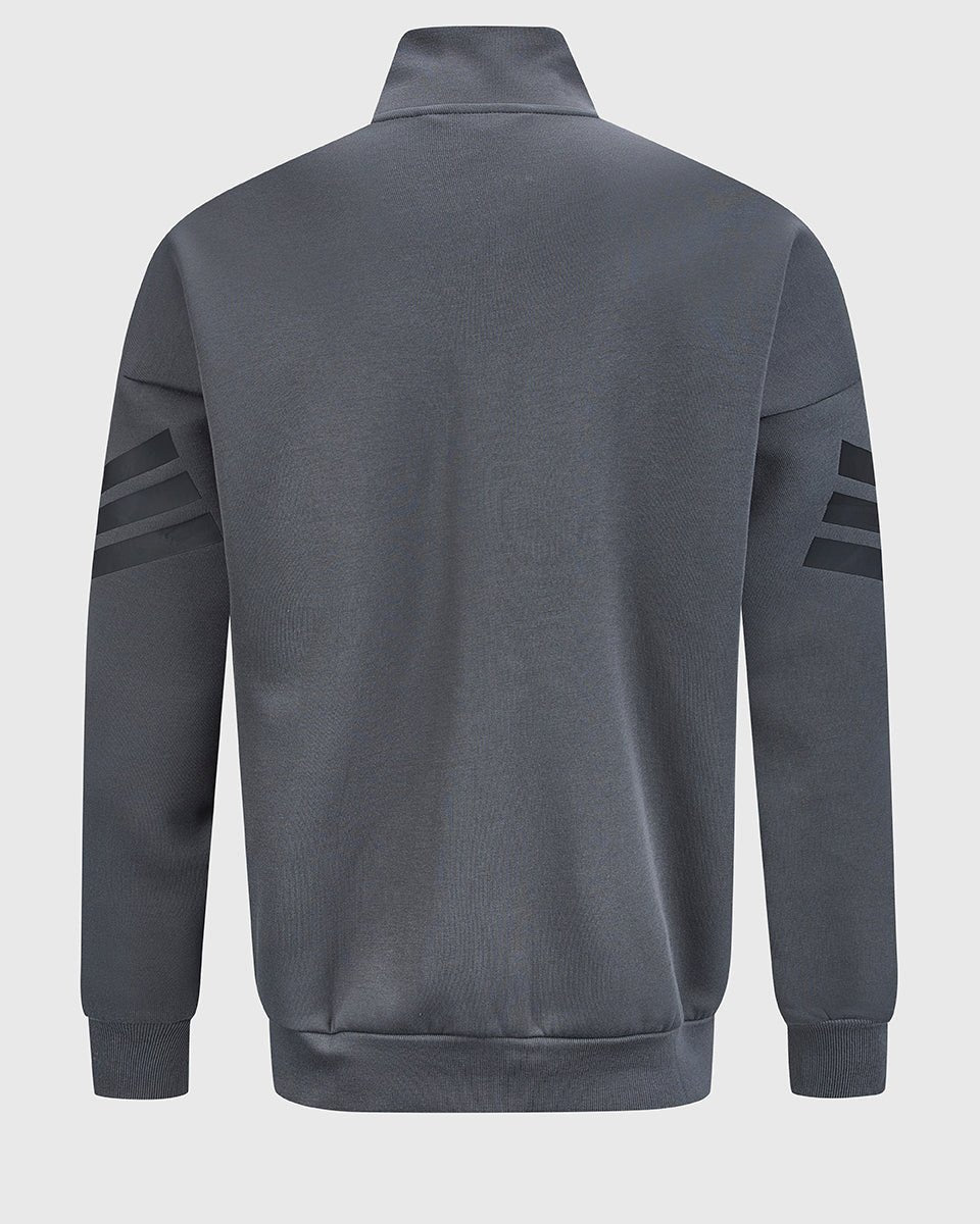 NFFC adidas Grey Future Icons 3-Stripe Track Top - Nottingham Forest FC