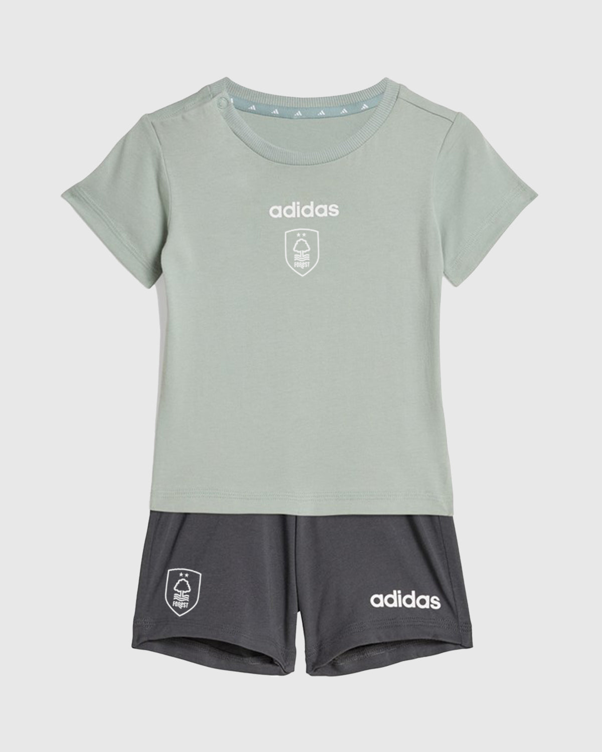 NFFC adidas Infant Sage Linear Shorts Set - Nottingham Forest FC