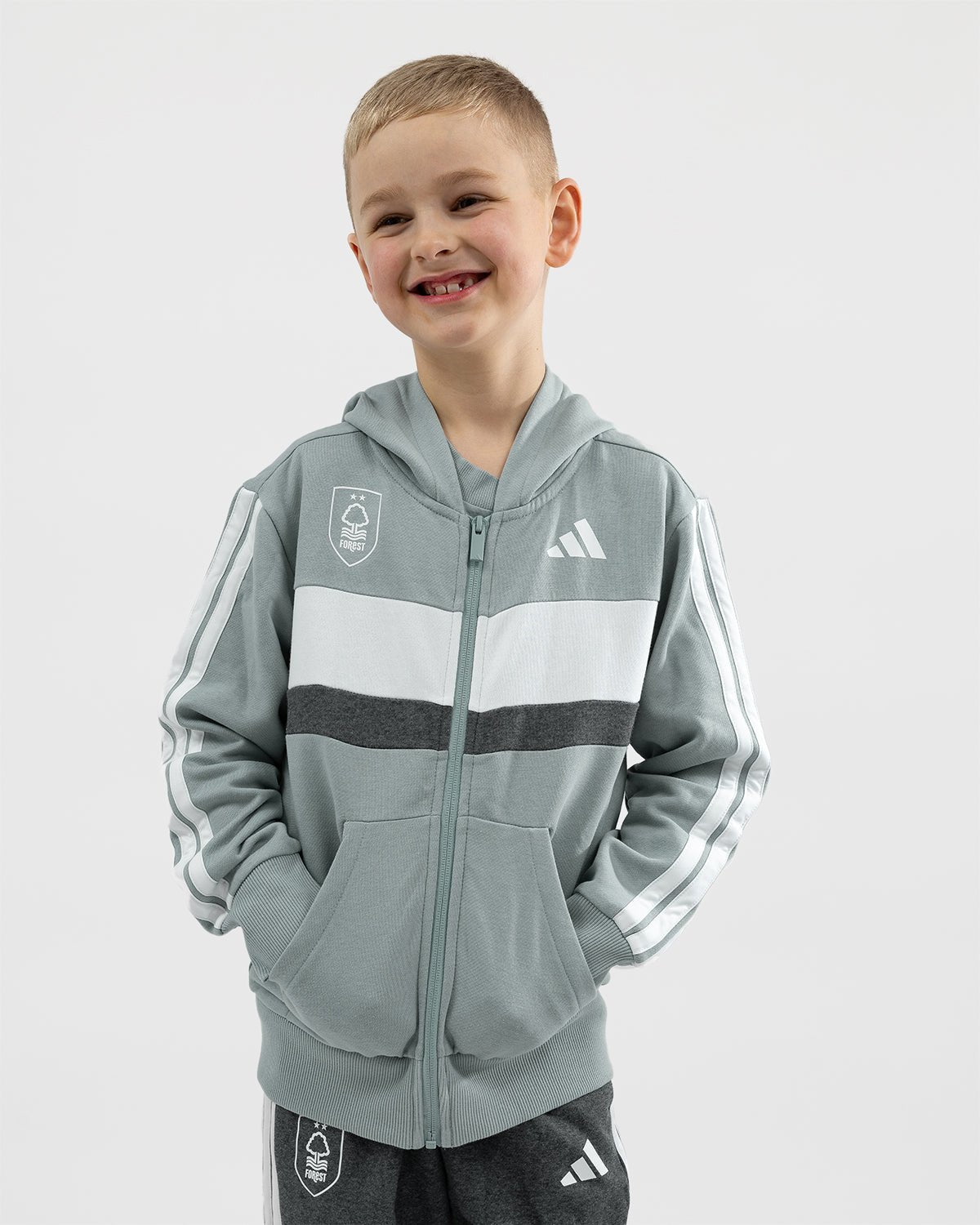 NFFC adidas Junior Sage Tibero Tracksuit - Nottingham Forest FC