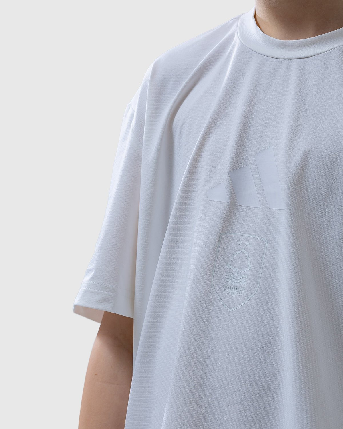 NFFC adidas Junior White ZNE T-Shirt - Nottingham Forest FC
